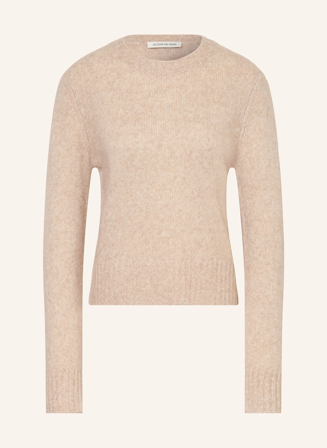 Alcidia da Veiga cashmere sweater: BEIGE