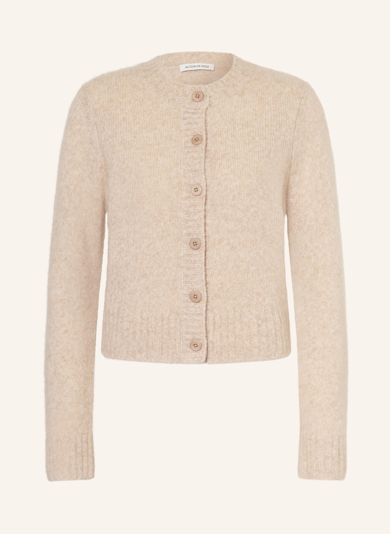 Alcidia da Veiga Cashmere cardigan: CAMEL