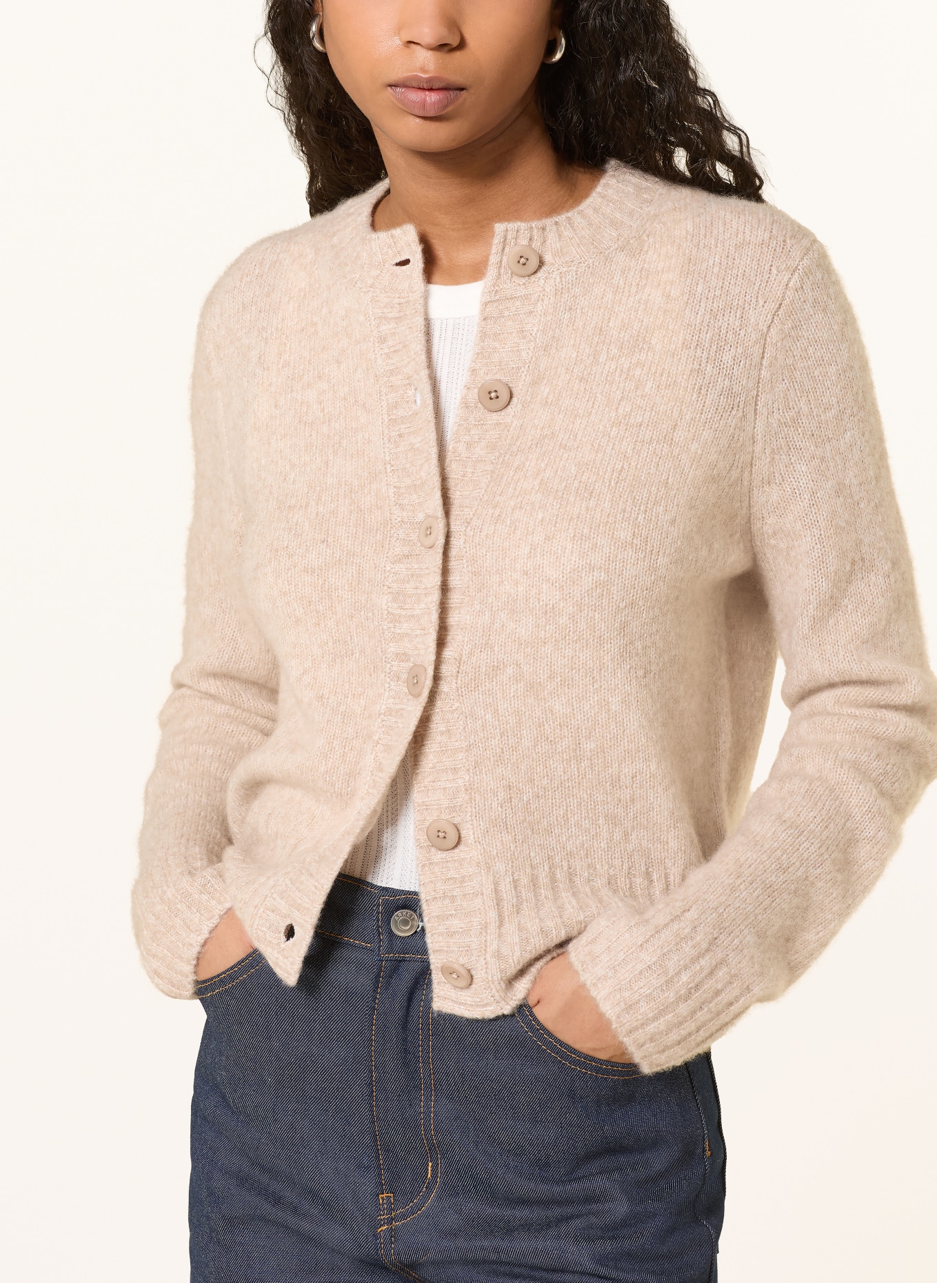 Alcidia da Veiga Cashmere cardigan: CAMEL