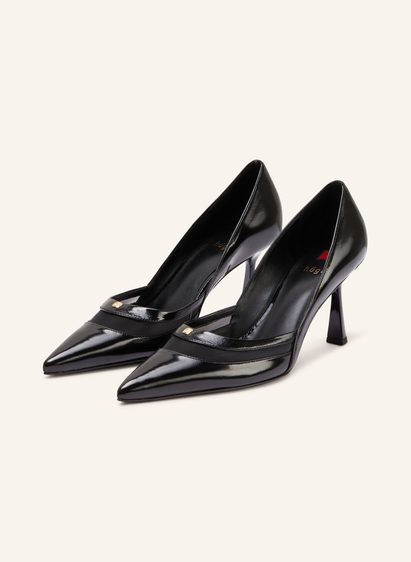 Högl Lack-Pumps: SCHWARZ