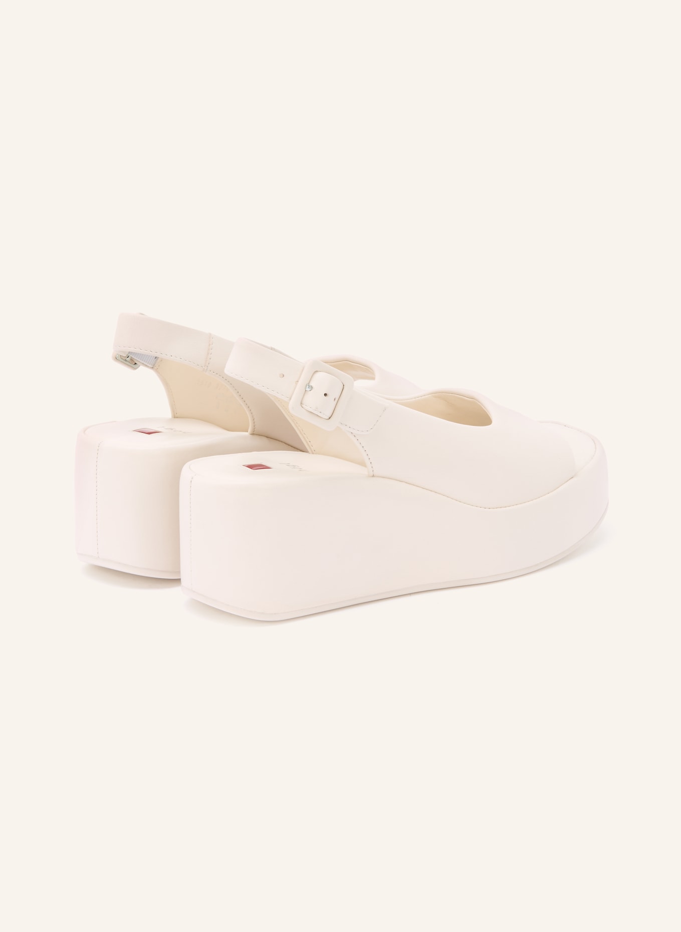 Högl Sandały na płaskiej podeszwie: KREMOWY