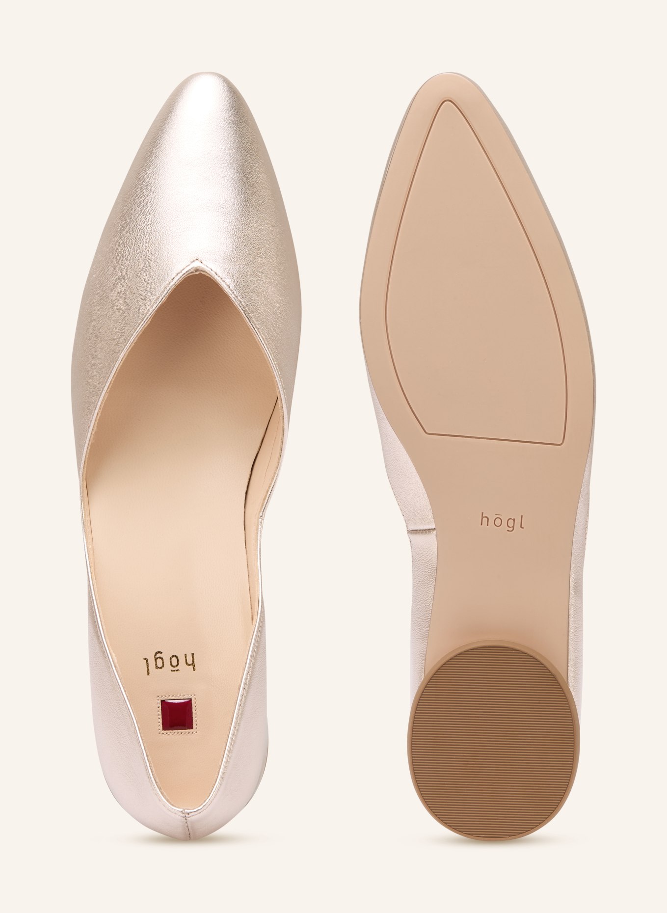 Högl Ballerinas: GOLD
