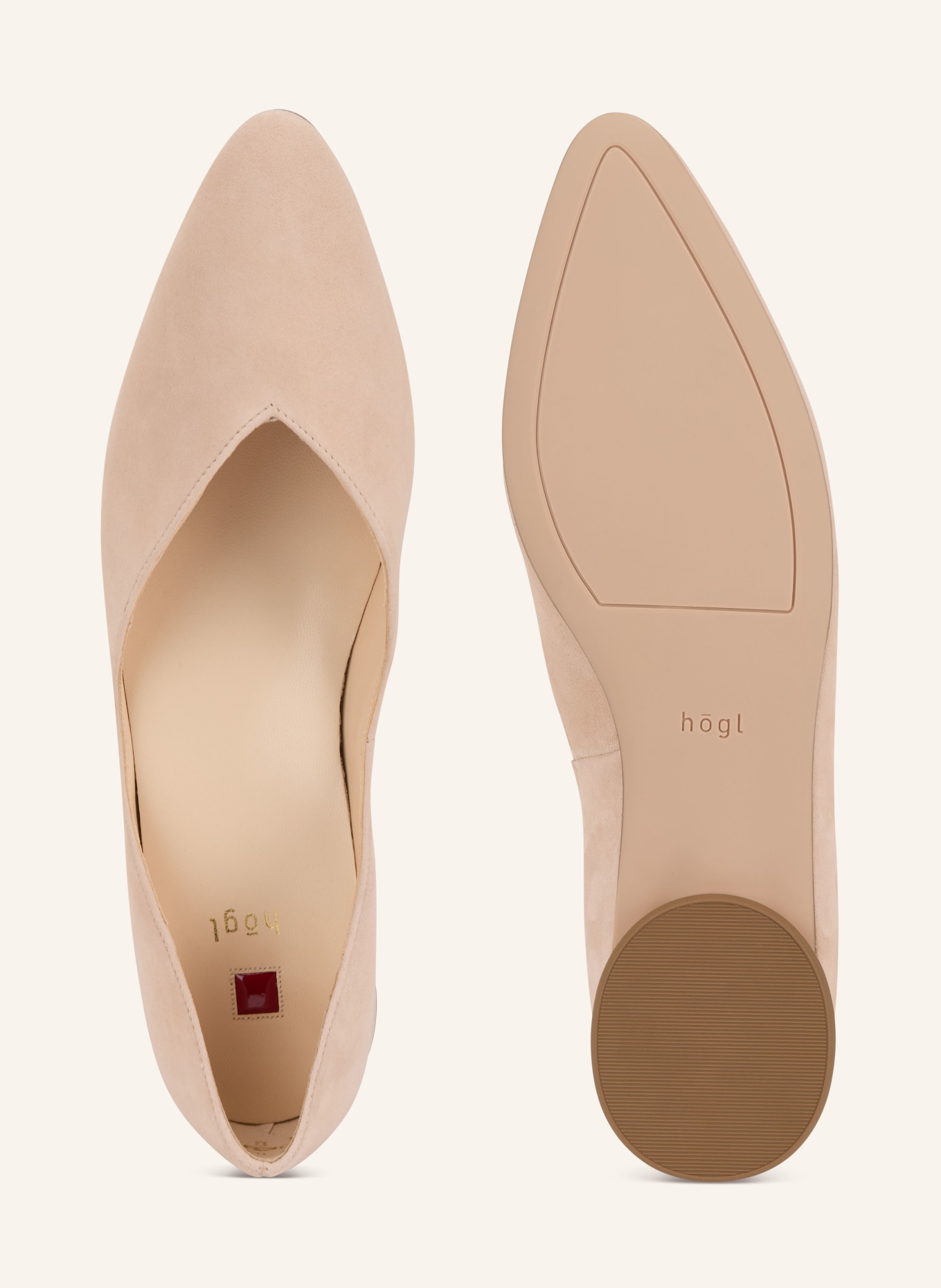 Högl Ballerinas: BEIGE