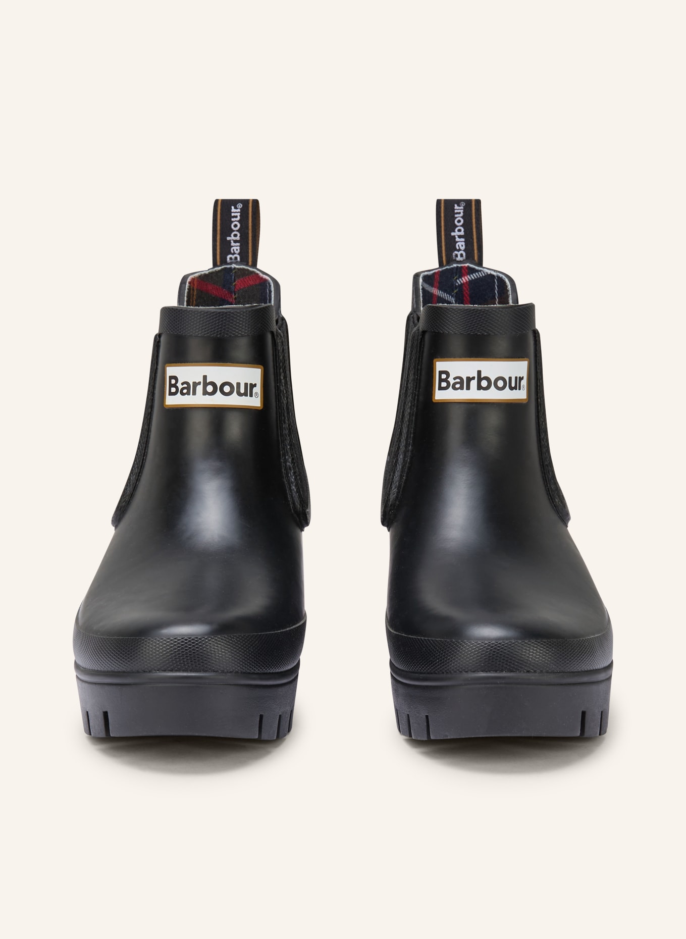 Barbour Gumové holínky HALTON: ČERNÁ