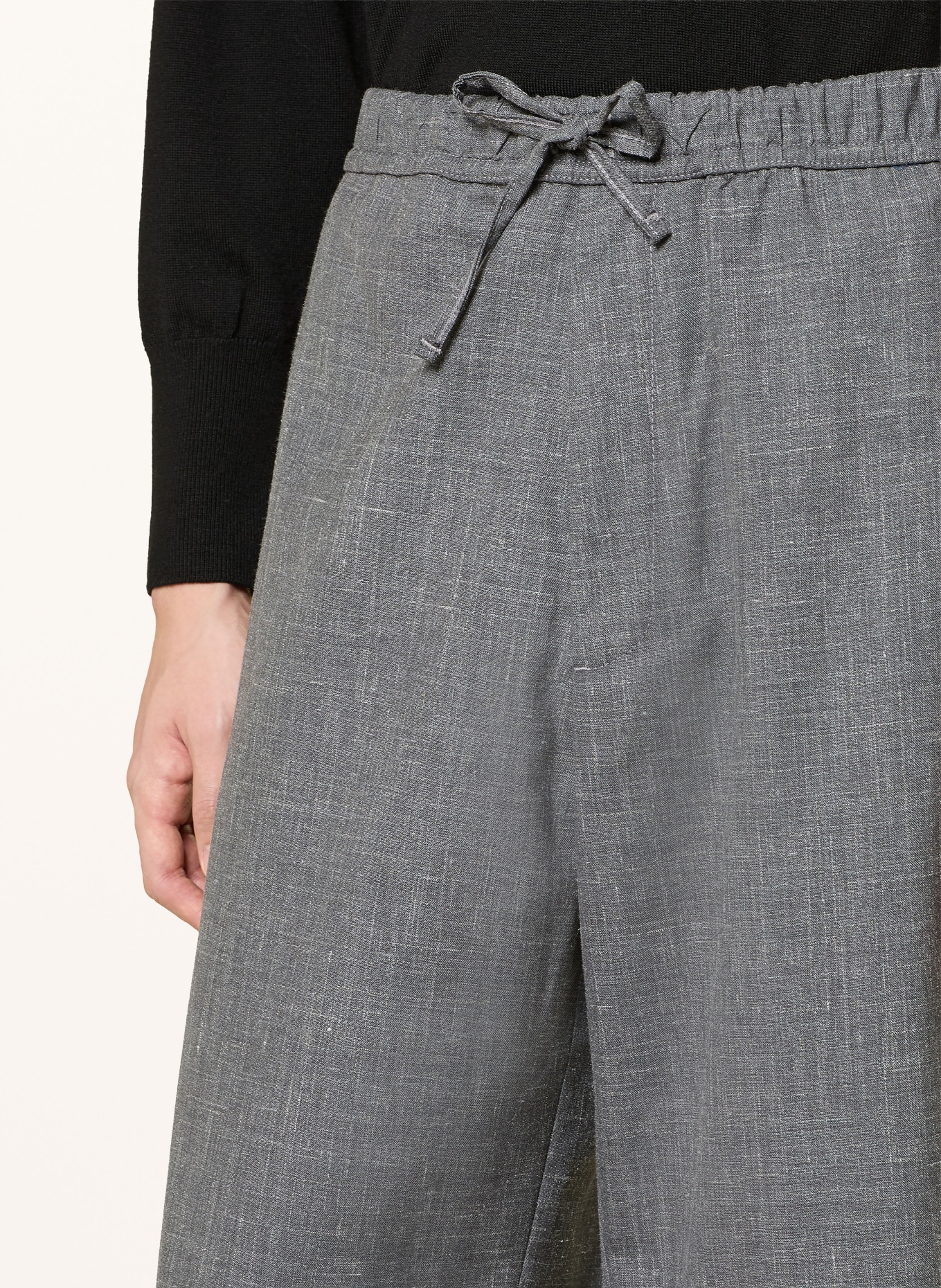 Officine Générale Manšestrové kalhoty Slim Fit: ŠEDÁ