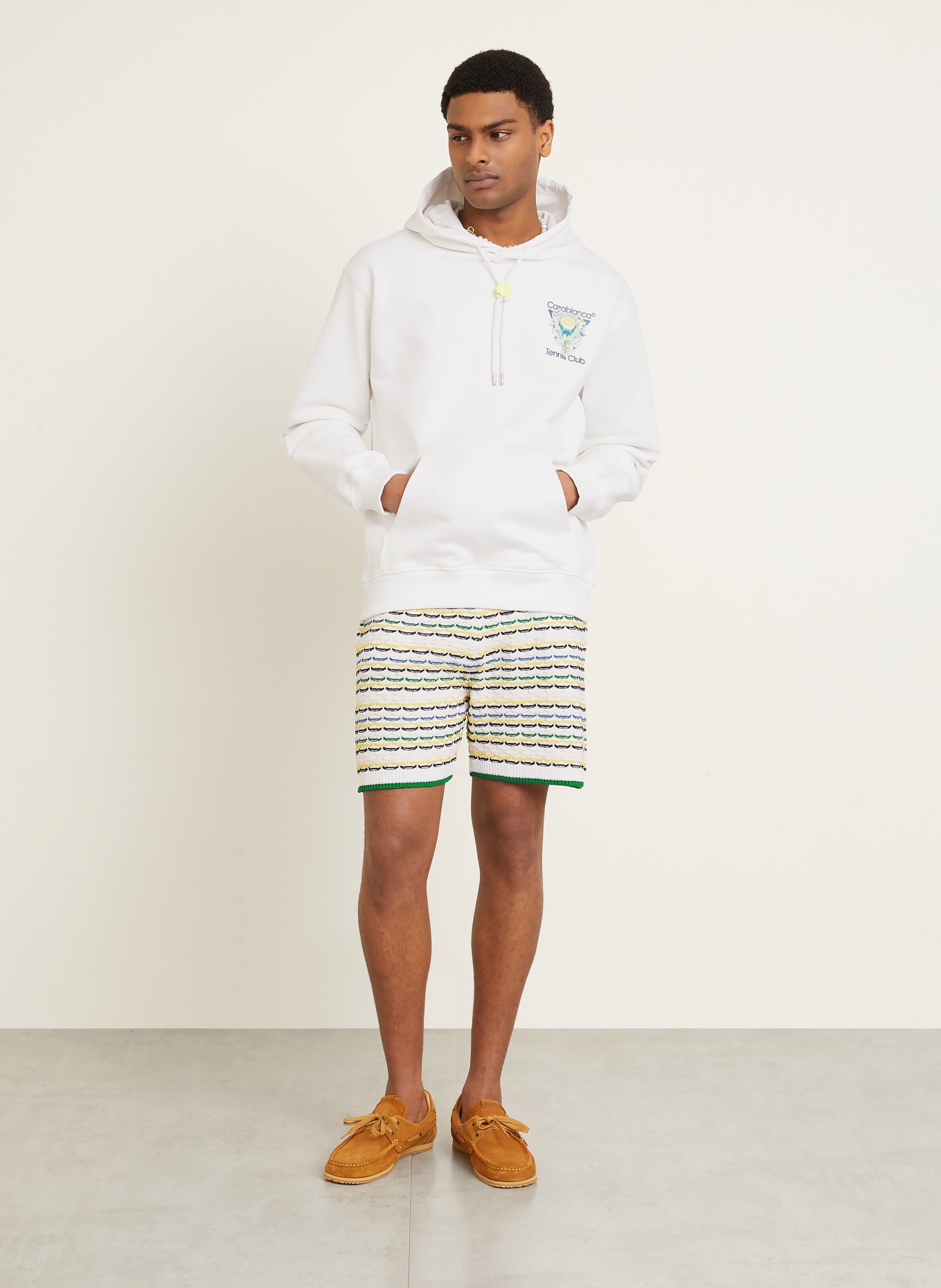 Casablanca Hoodie: WEISS