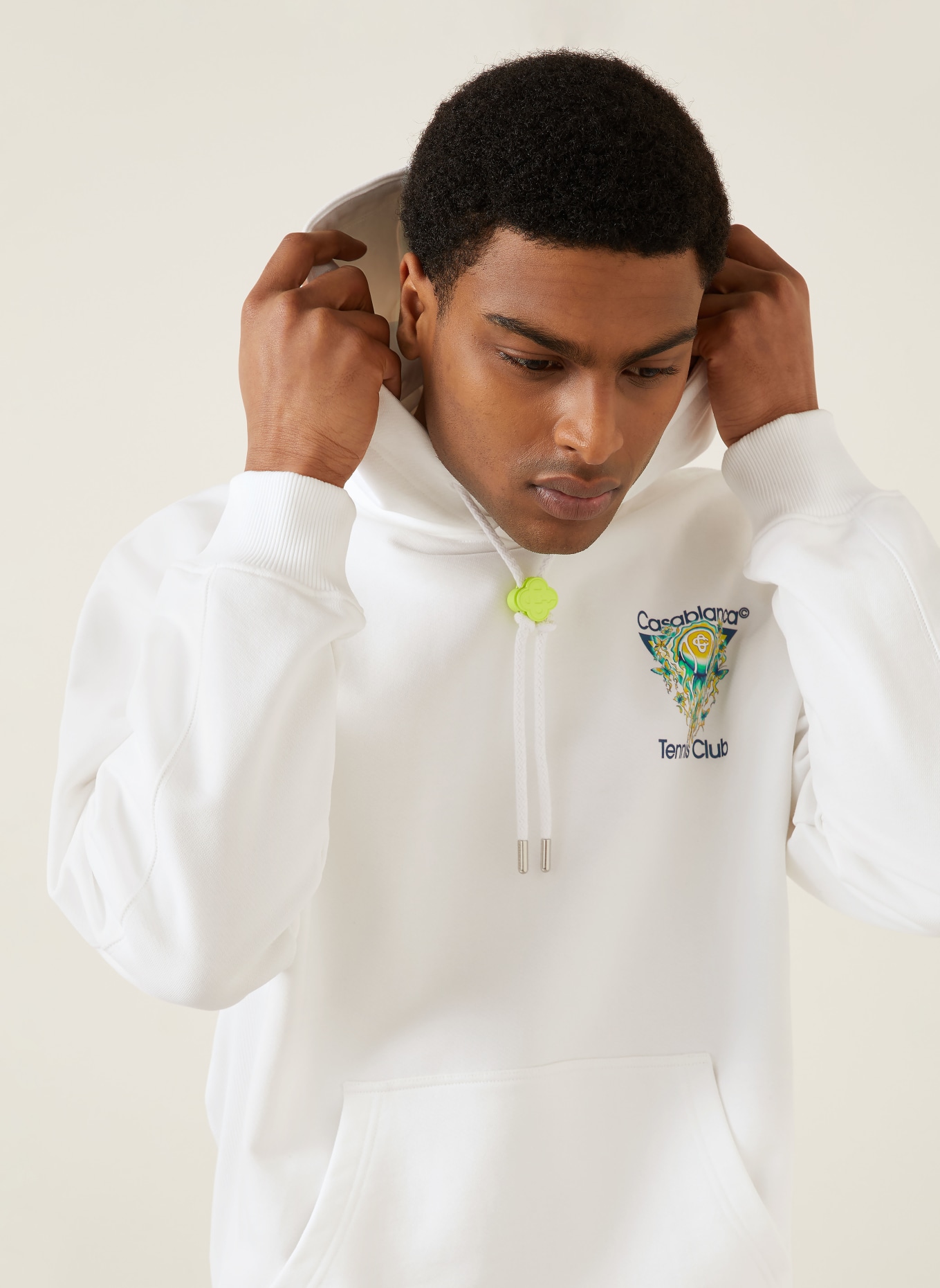 Casablanca Hoodie: WEISS