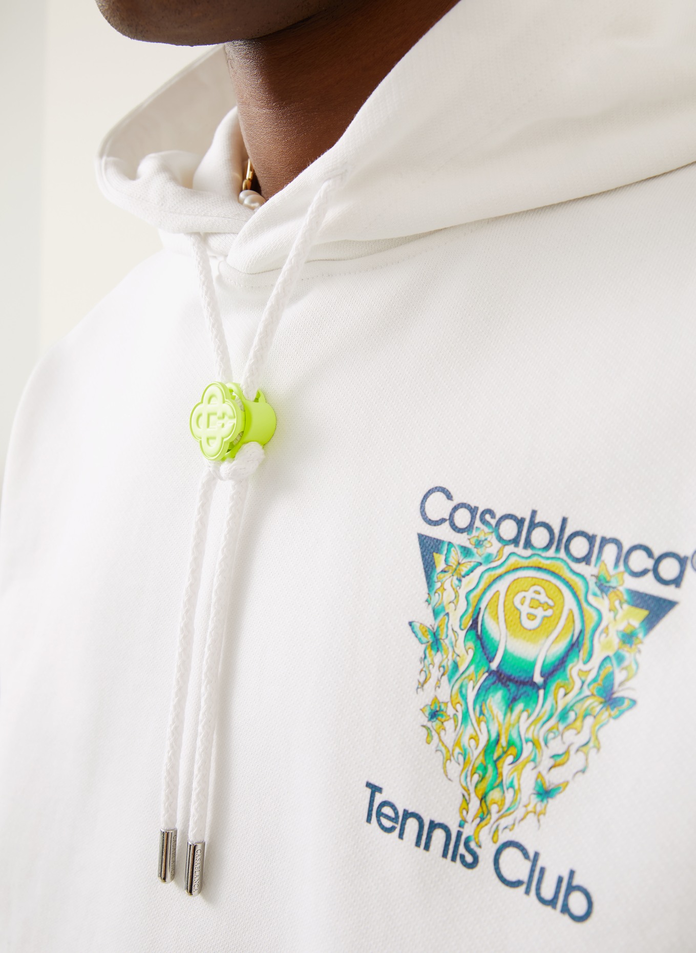 Casablanca Hoodie: WEISS