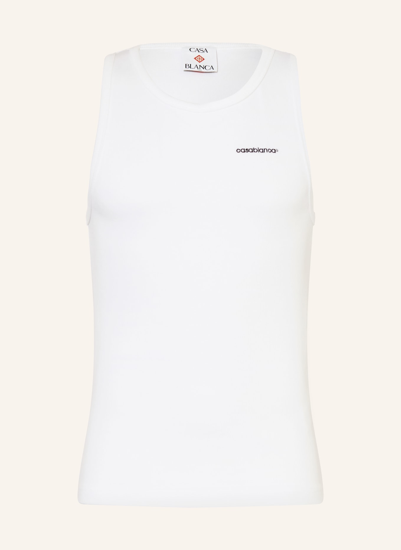 Casablanca tank top: WHITE