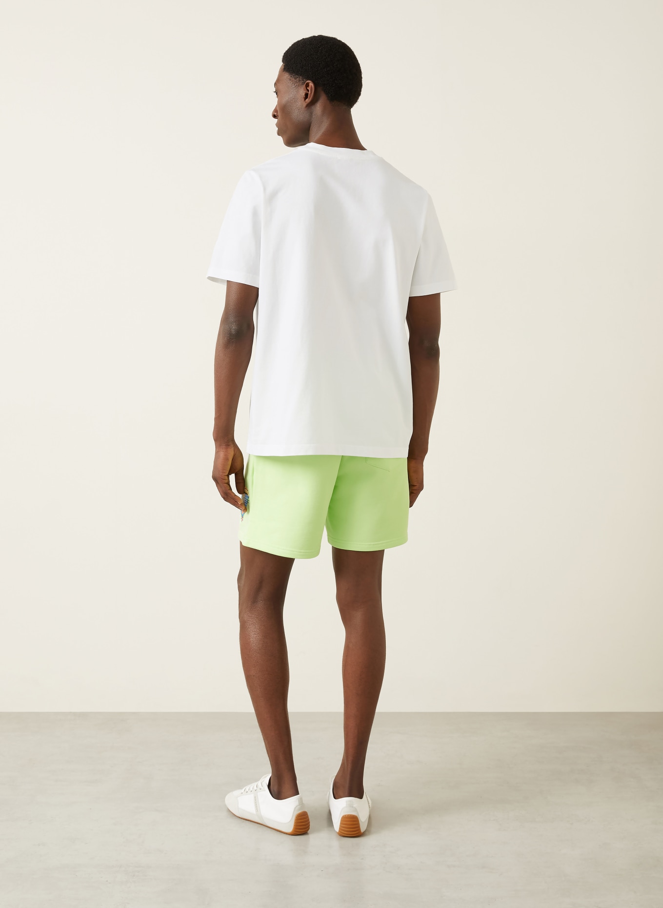 Casablanca DANCE JOY T-shirt: WHITE / PINK / TURQUOISE