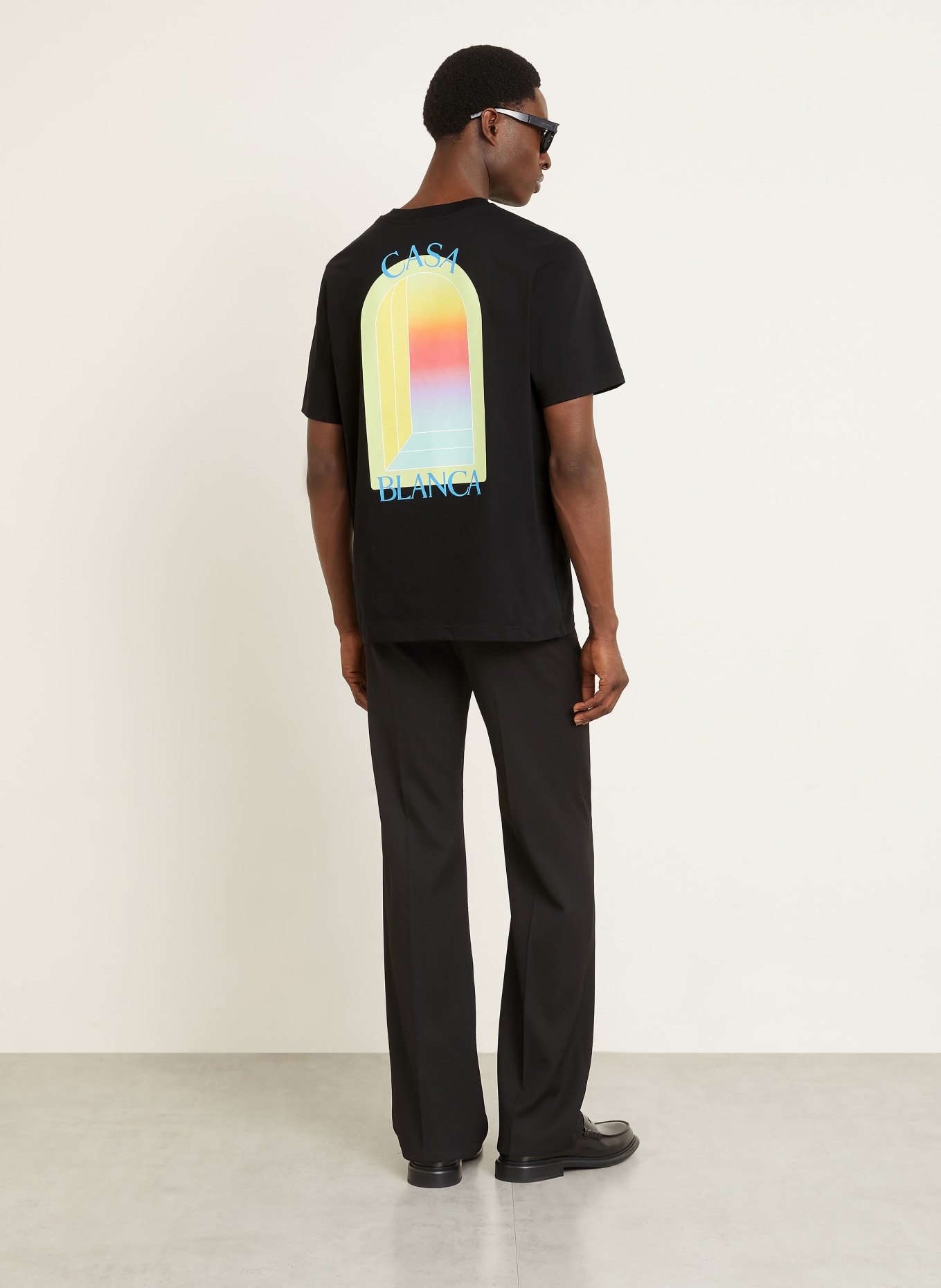 Casablanca T-Shirt: SCHWARZ