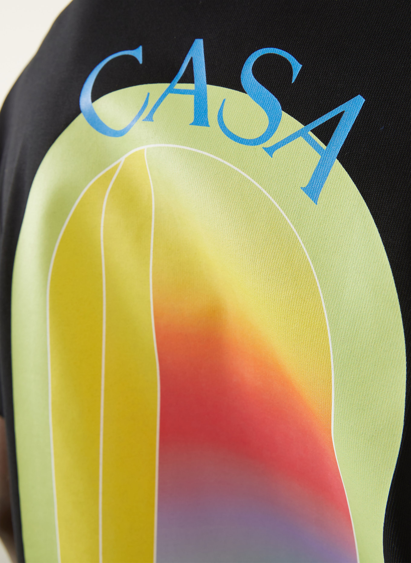 Casablanca T-Shirt: SCHWARZ