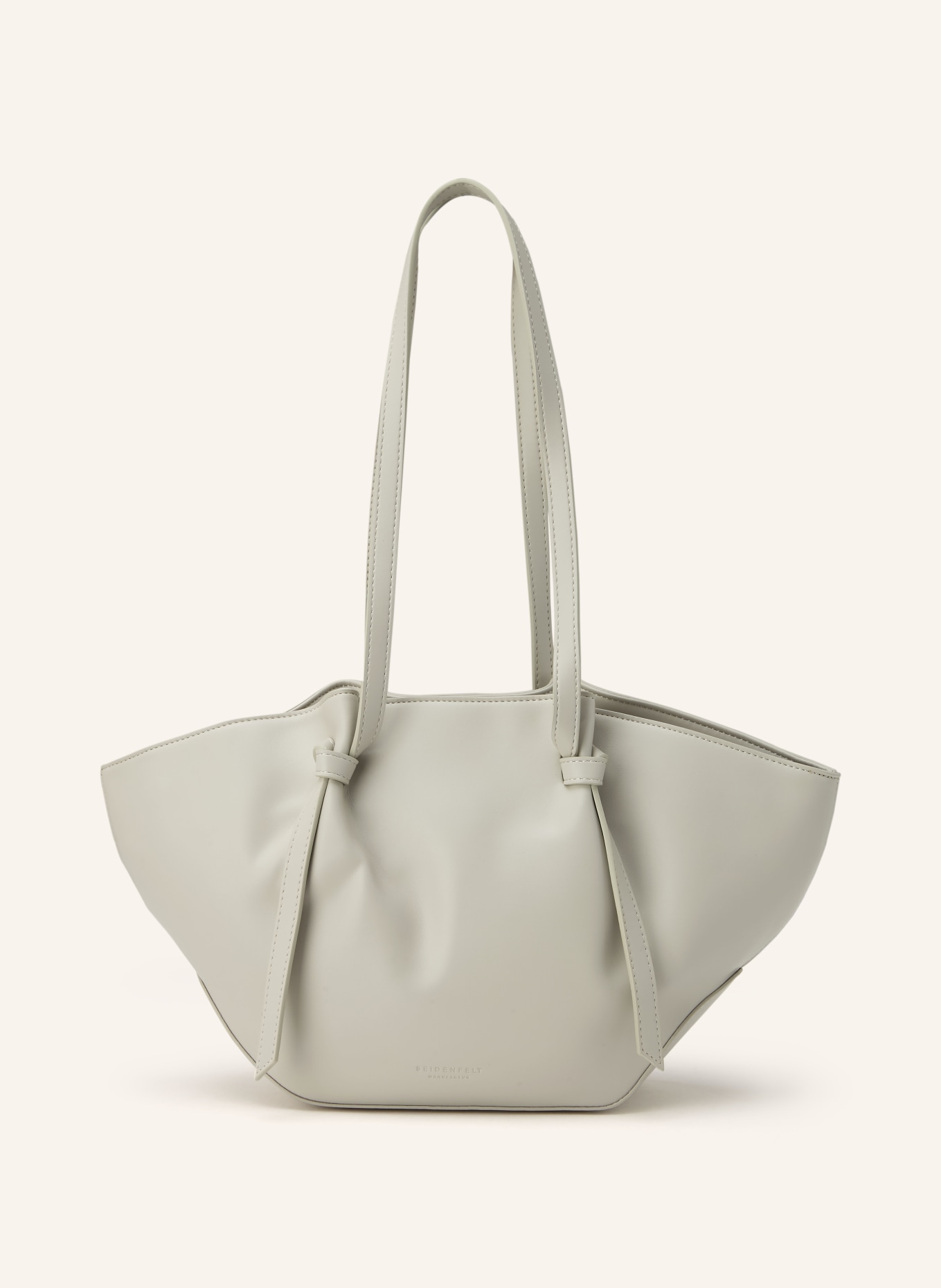 SEIDENFELT Shopper RYD MEDIUM: LIGHT GRAY