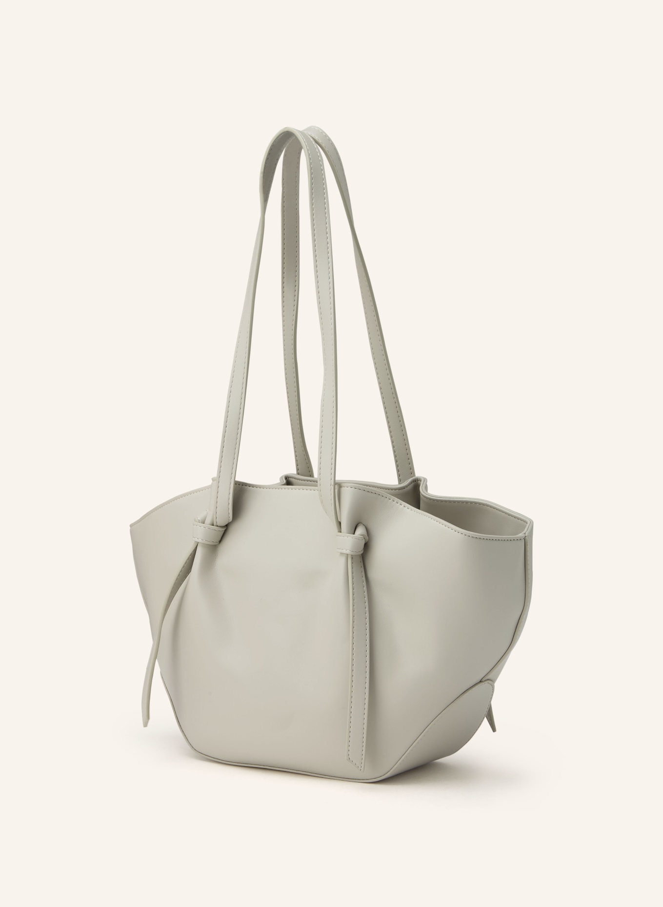 SEIDENFELT Shopper RYD MEDIUM: LIGHT GRAY