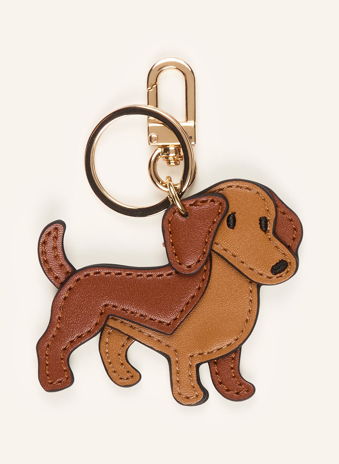 SEIDENFELT Přívěsek na tašku MY DACHSHUND: HNĚDÁ