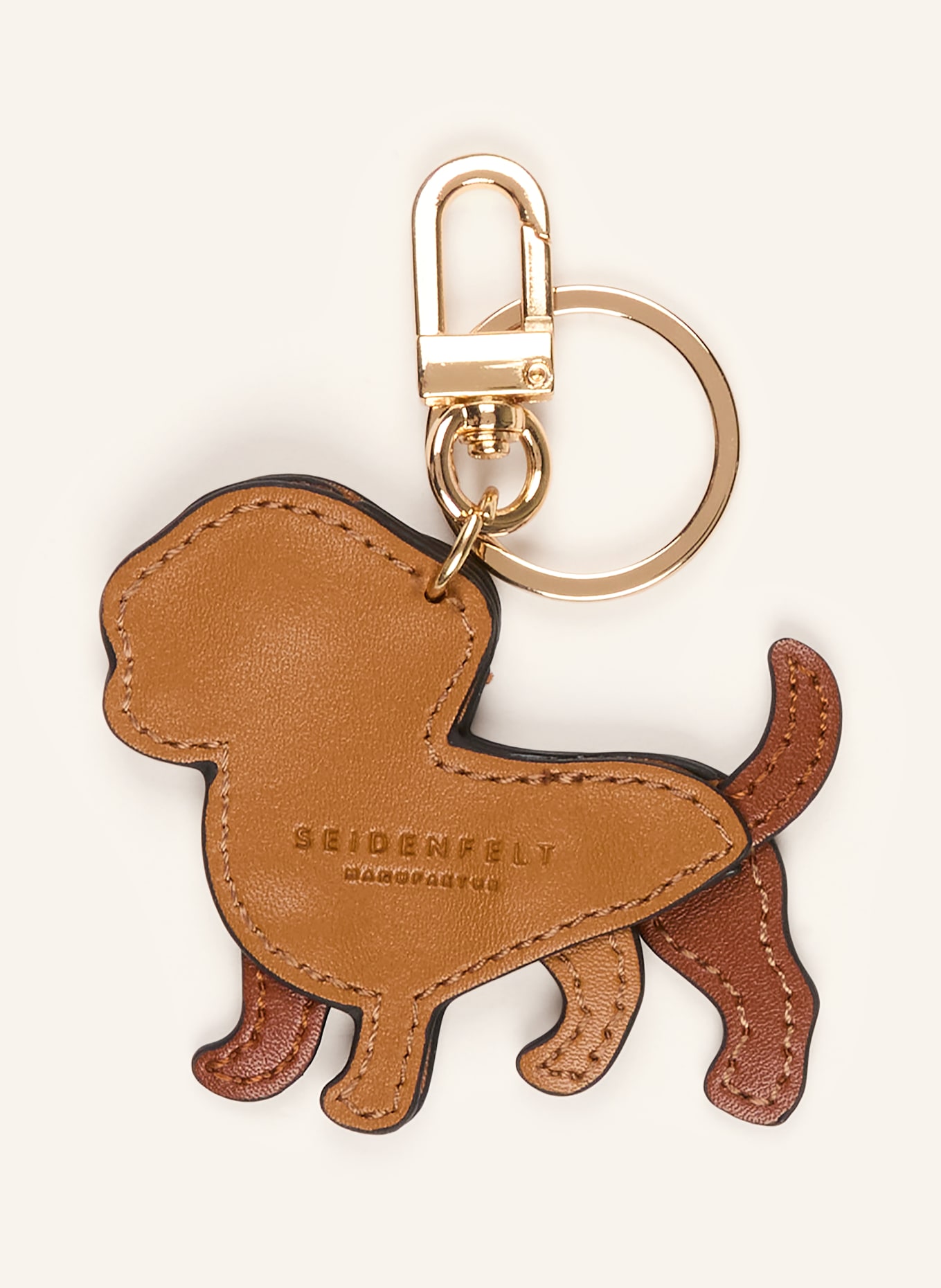 SEIDENFELT Přívěsek na tašku MY DACHSHUND: HNĚDÁ