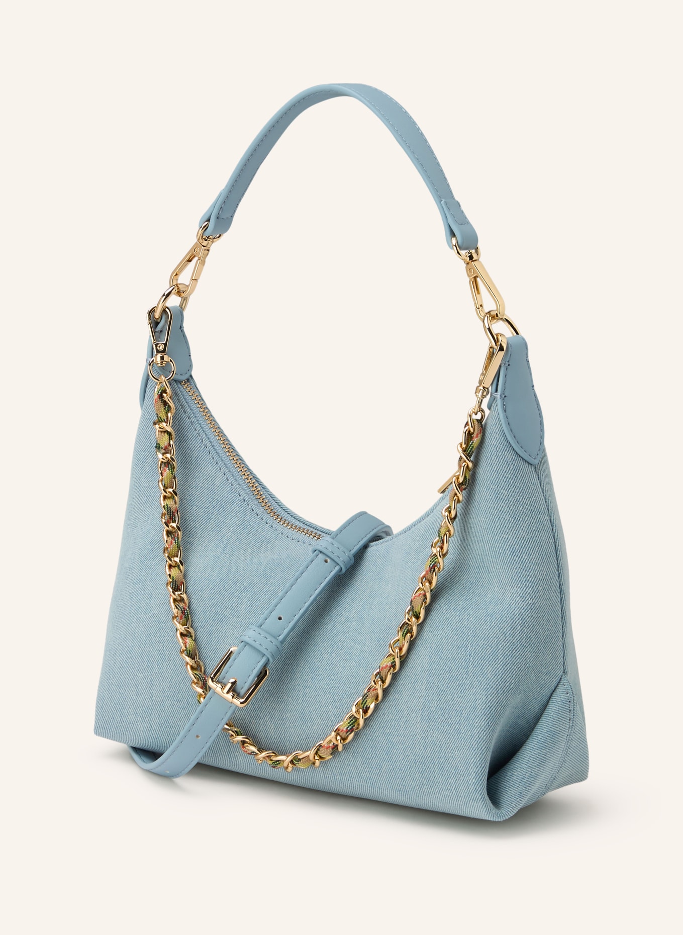 SEIDENFELT Schultertasche HUUVARI: HELLBLAU