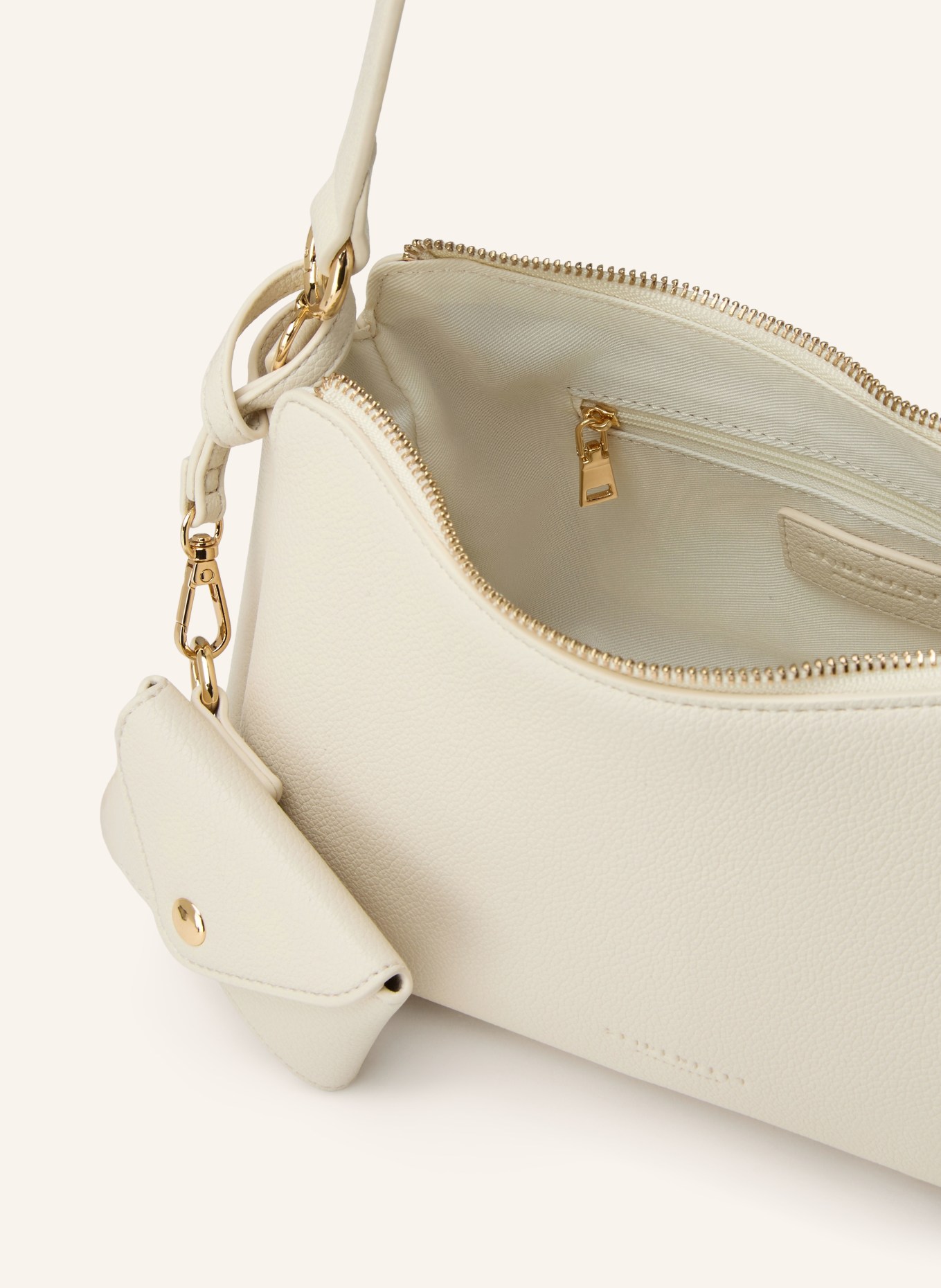 SEIDENFELT Taška přes rameno MELOY s pouzdrem: KRÉMOVÁ