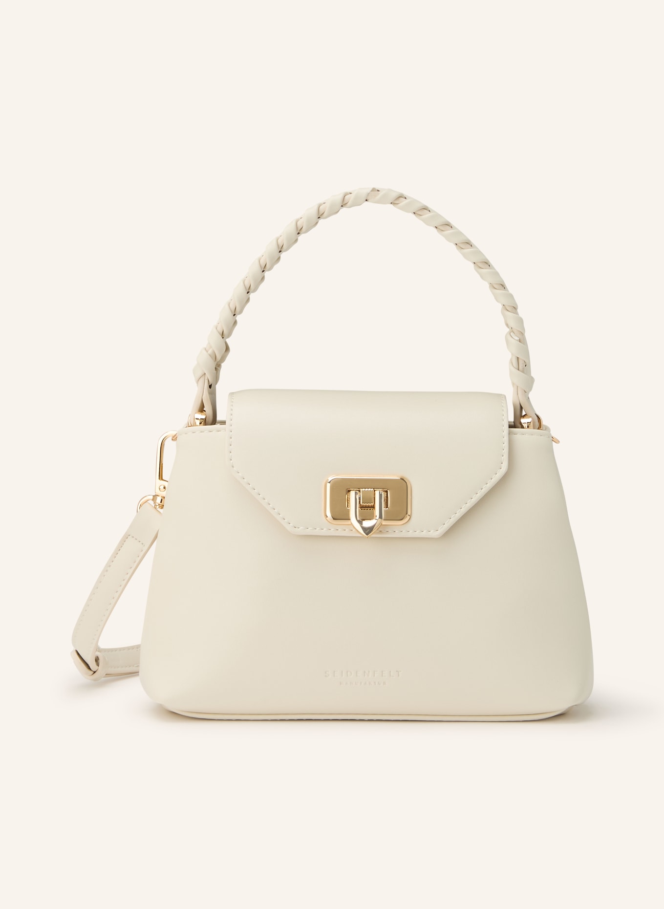 SEIDENFELT Handtasche LILLA EDET: ECRU