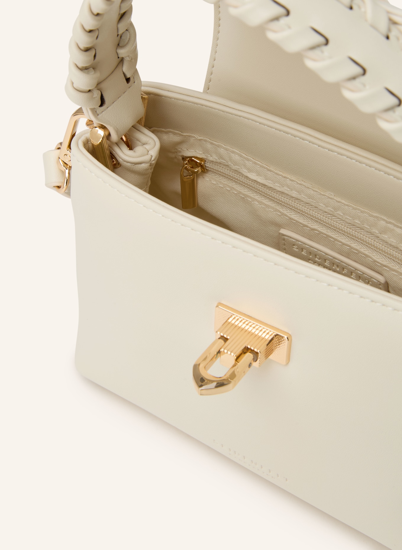 SEIDENFELT Handtasche LILLA EDET: ECRU