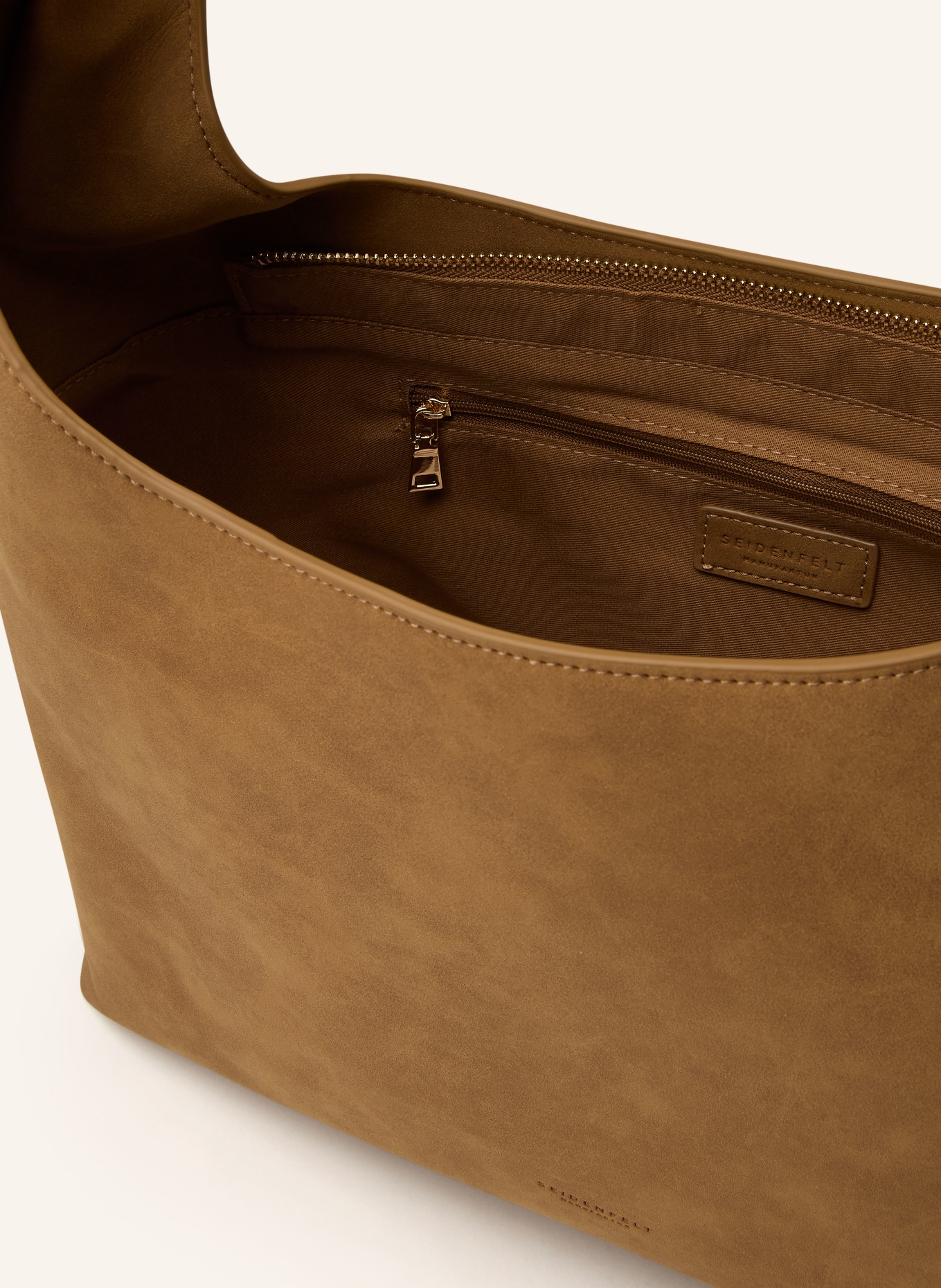 SEIDENFELT Shopper NIBE: CAMEL
