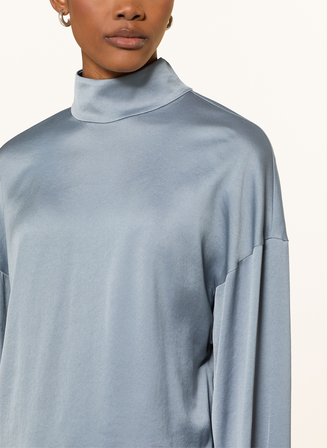 DRYKORN Blusenshirt ALVARA: BLAUGRAU