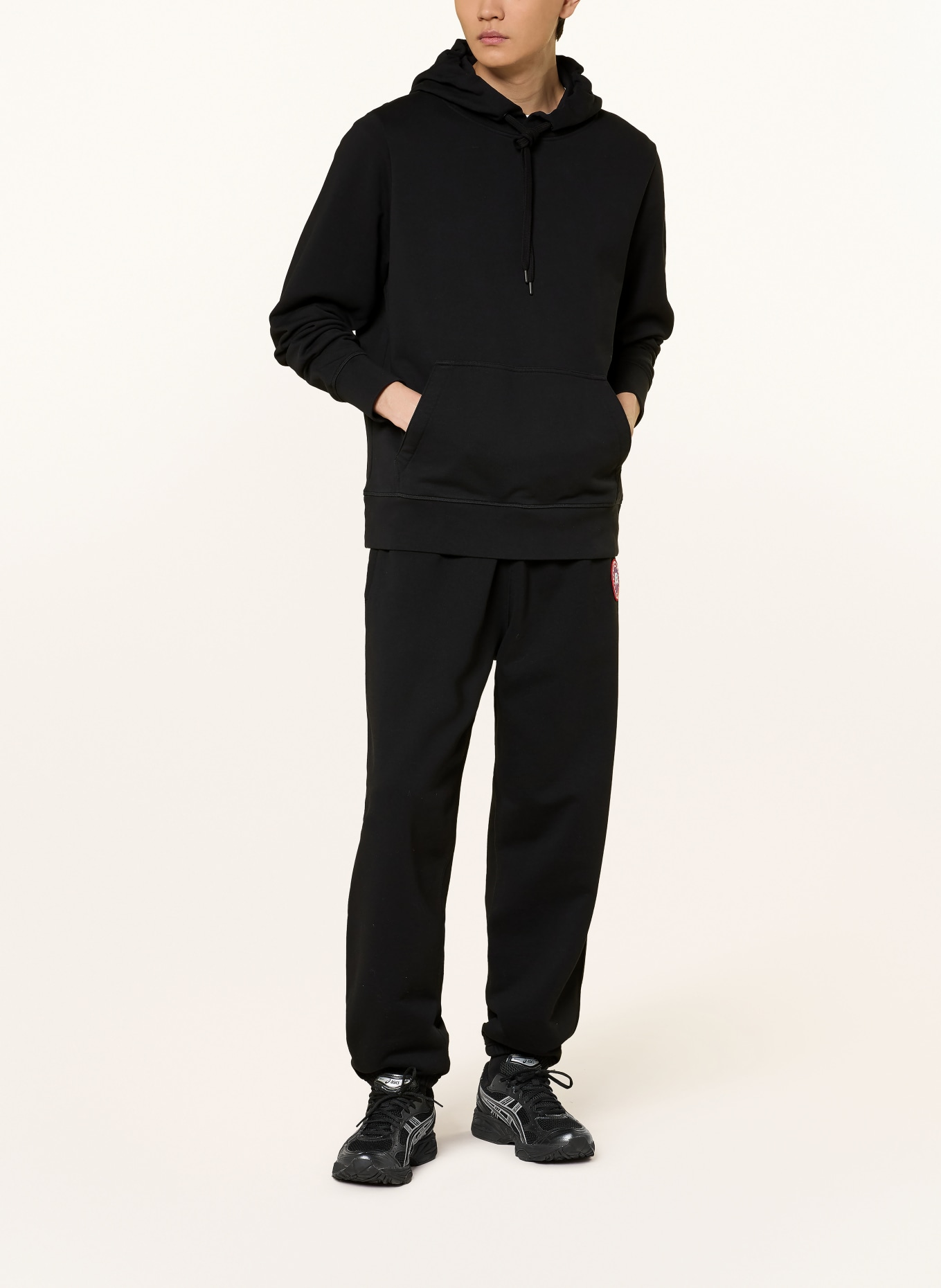 CANADA GOOSE Spodnie dresowe ROVE: CZARNY