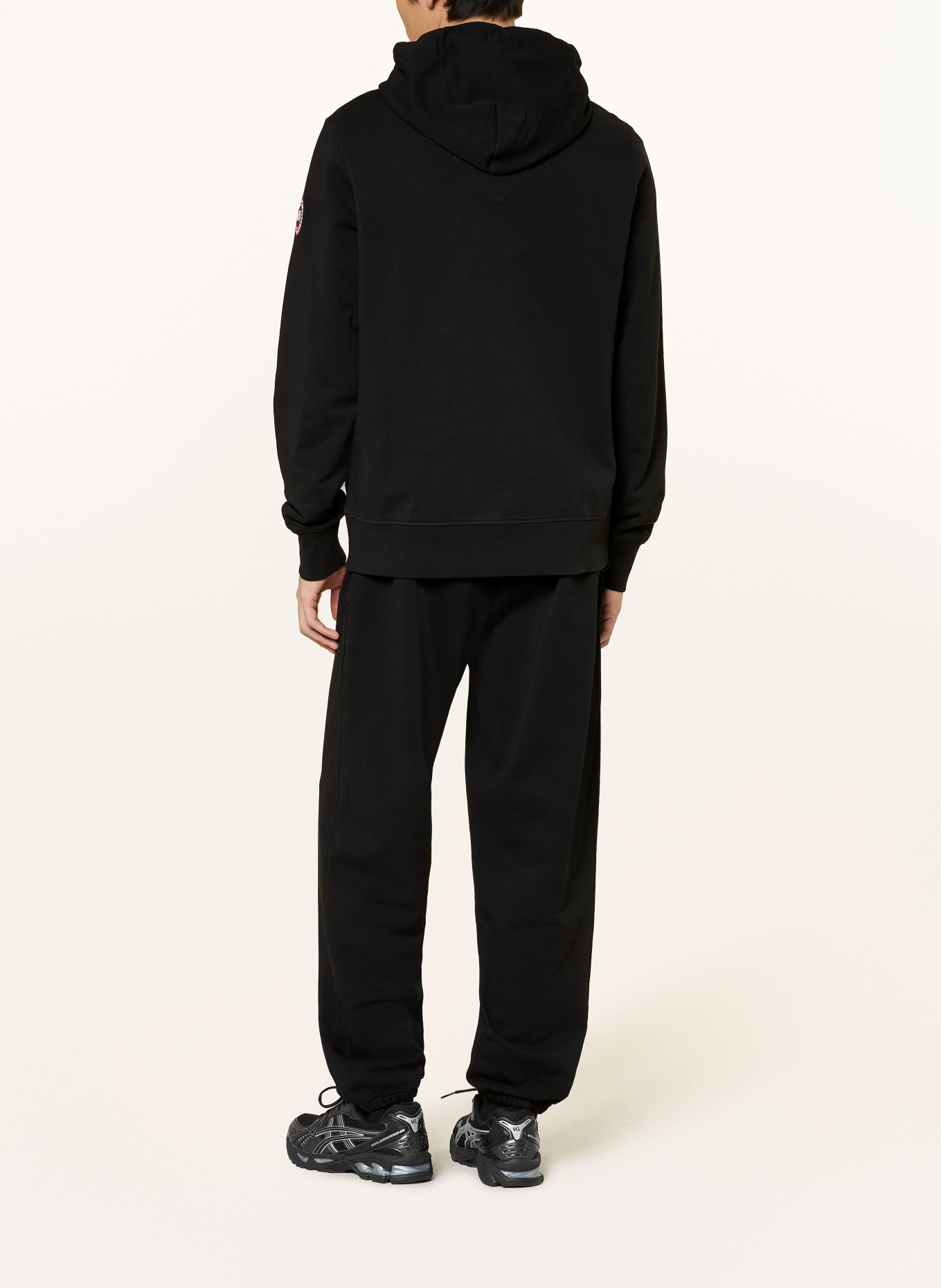 CANADA GOOSE Spodnie dresowe ROVE: CZARNY