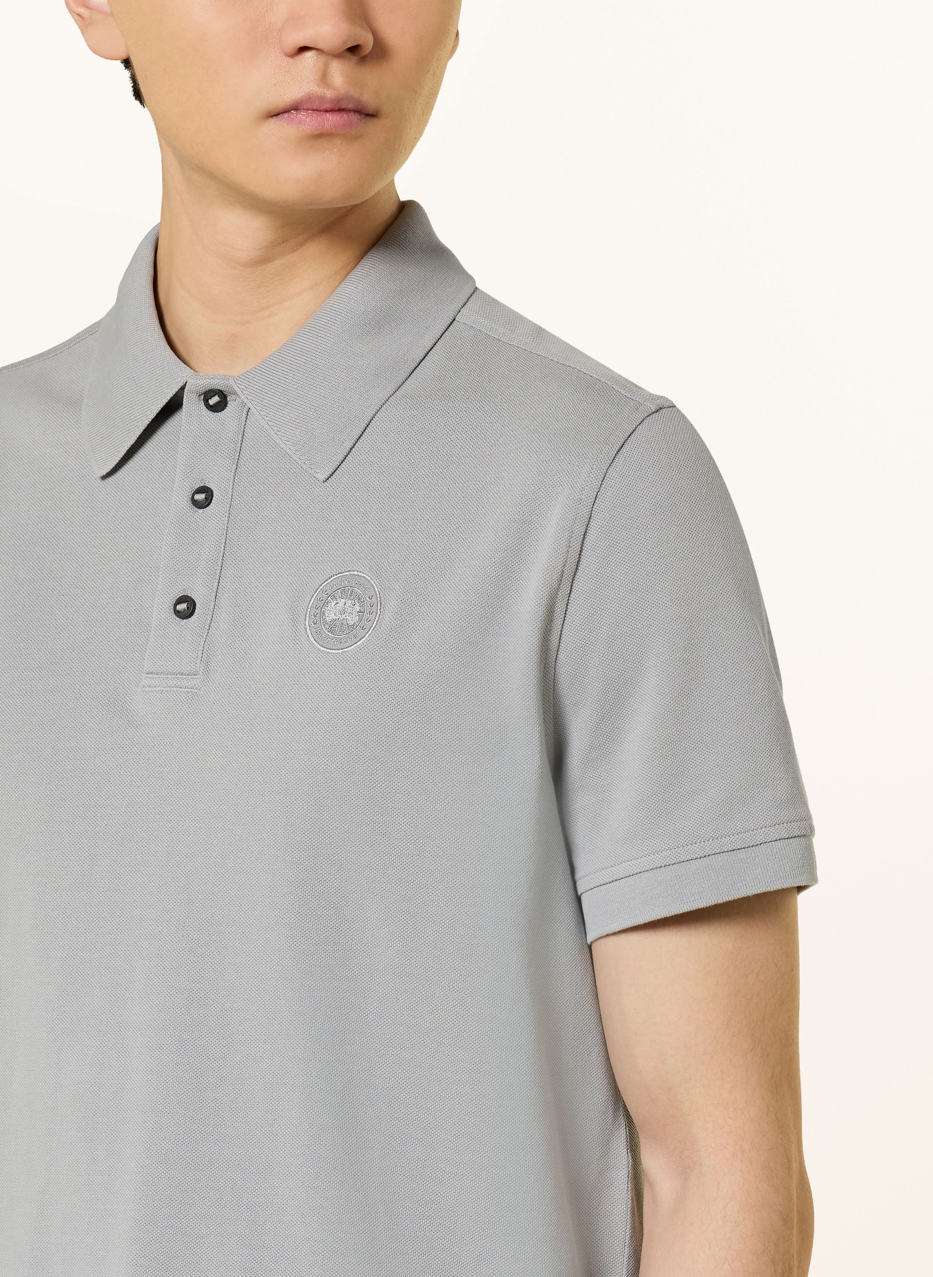 CANADA GOOSE Piqué-Poloshirt BECKLEY Regular Fit: BLAUGRAU