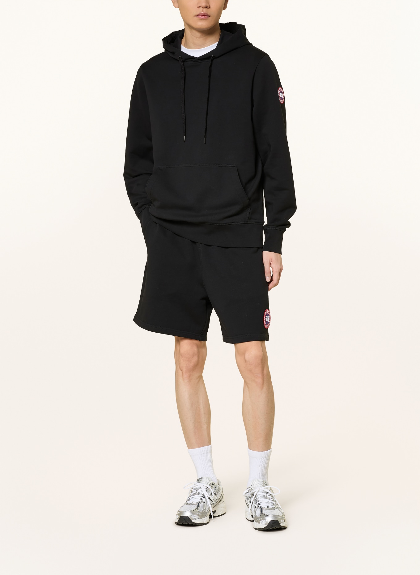 CANADA GOOSE Sweatshorts ROVE: SCHWARZ