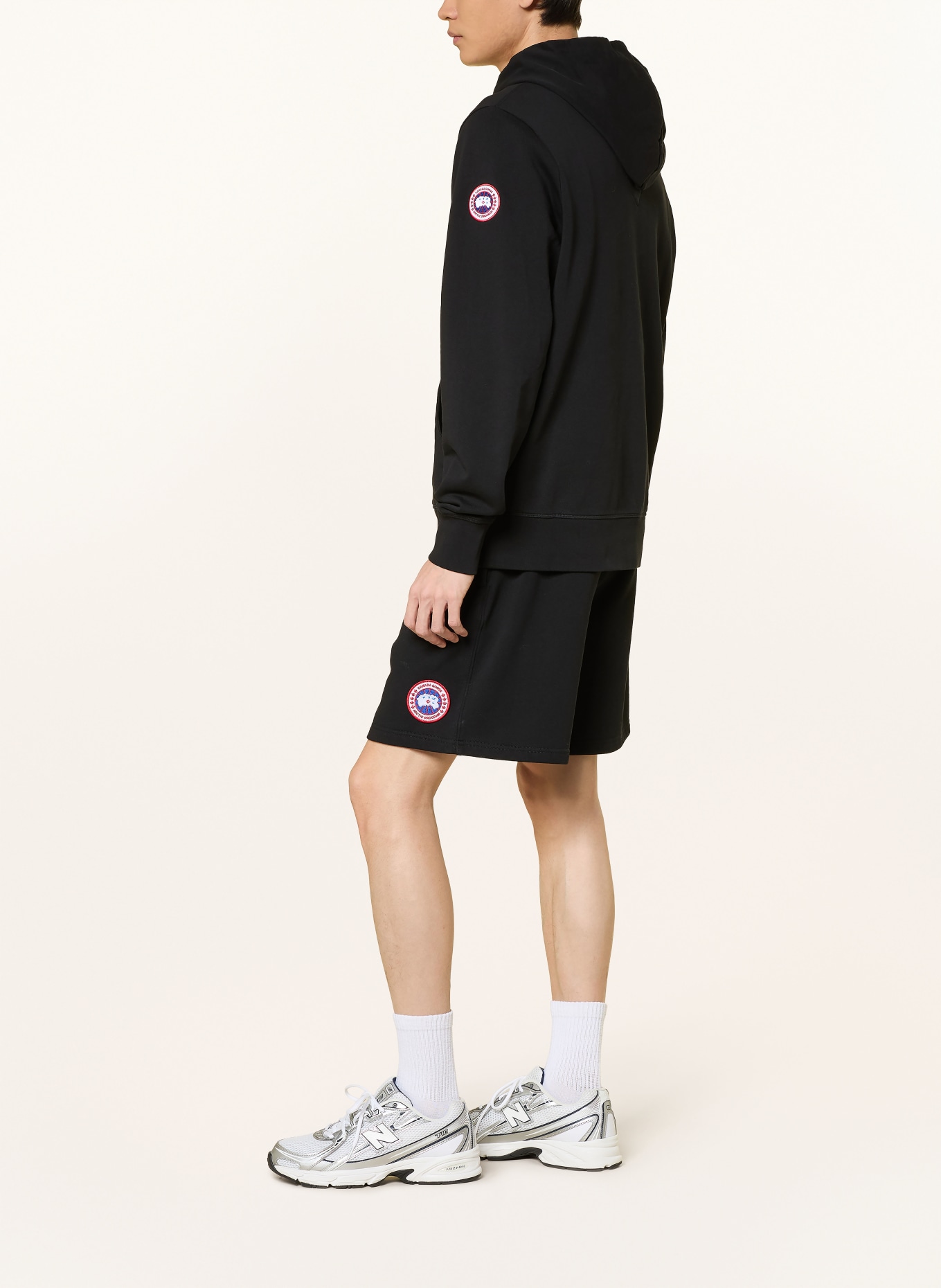CANADA GOOSE Sweatshorts ROVE: SCHWARZ
