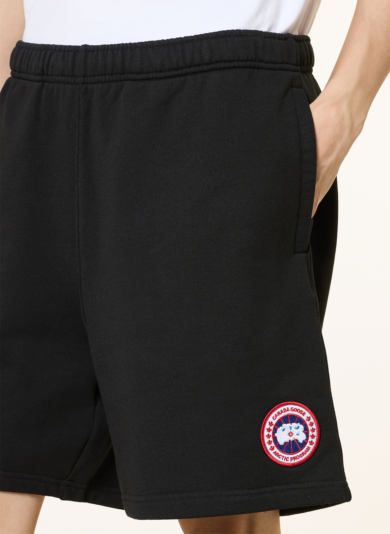 CANADA GOOSE Sweatshorts ROVE: SCHWARZ
