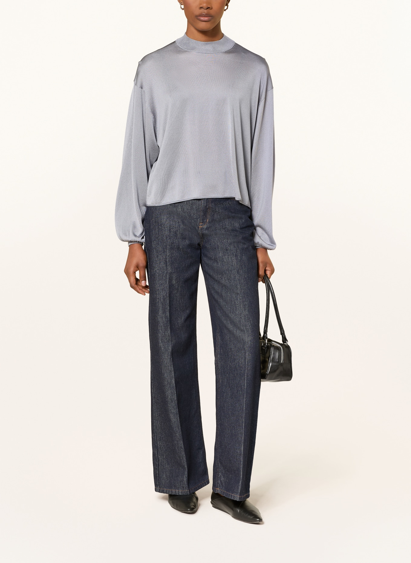 DRYKORN Svetr RANYA: ČERNOŠEDÁ