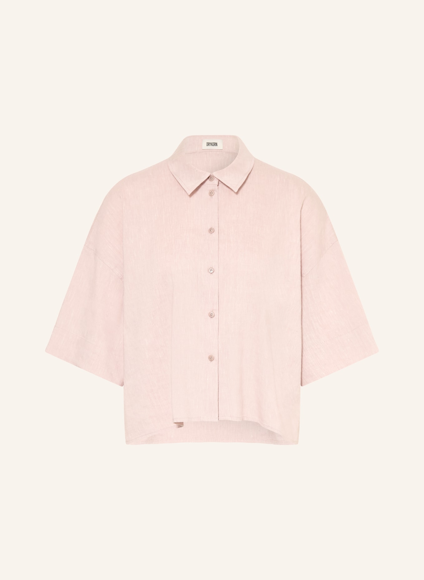 DRYKORN YARIKA shirt blouse with linen: ROSE