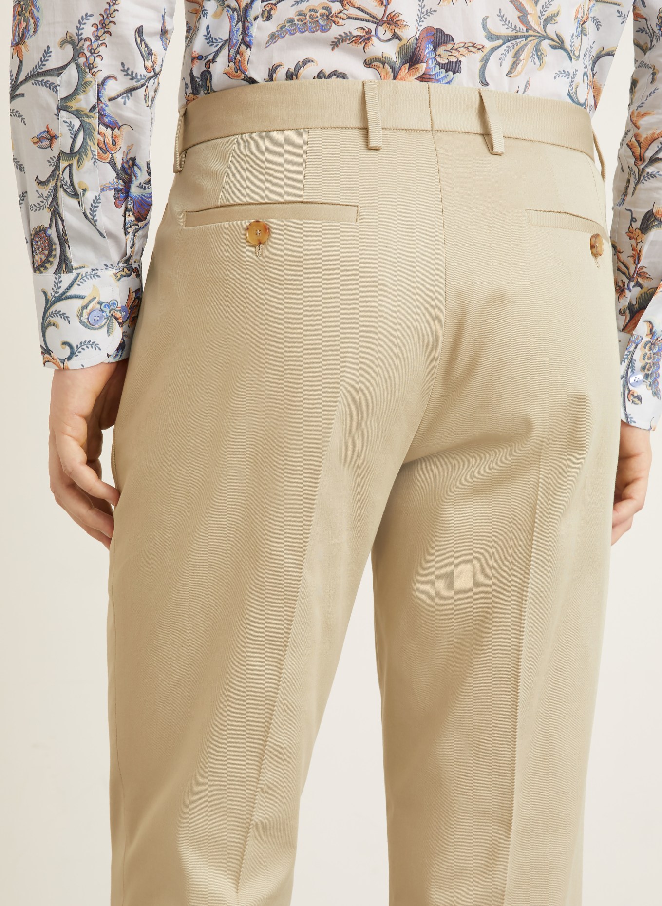ETRO Chino Regular Fit: BEIGE
