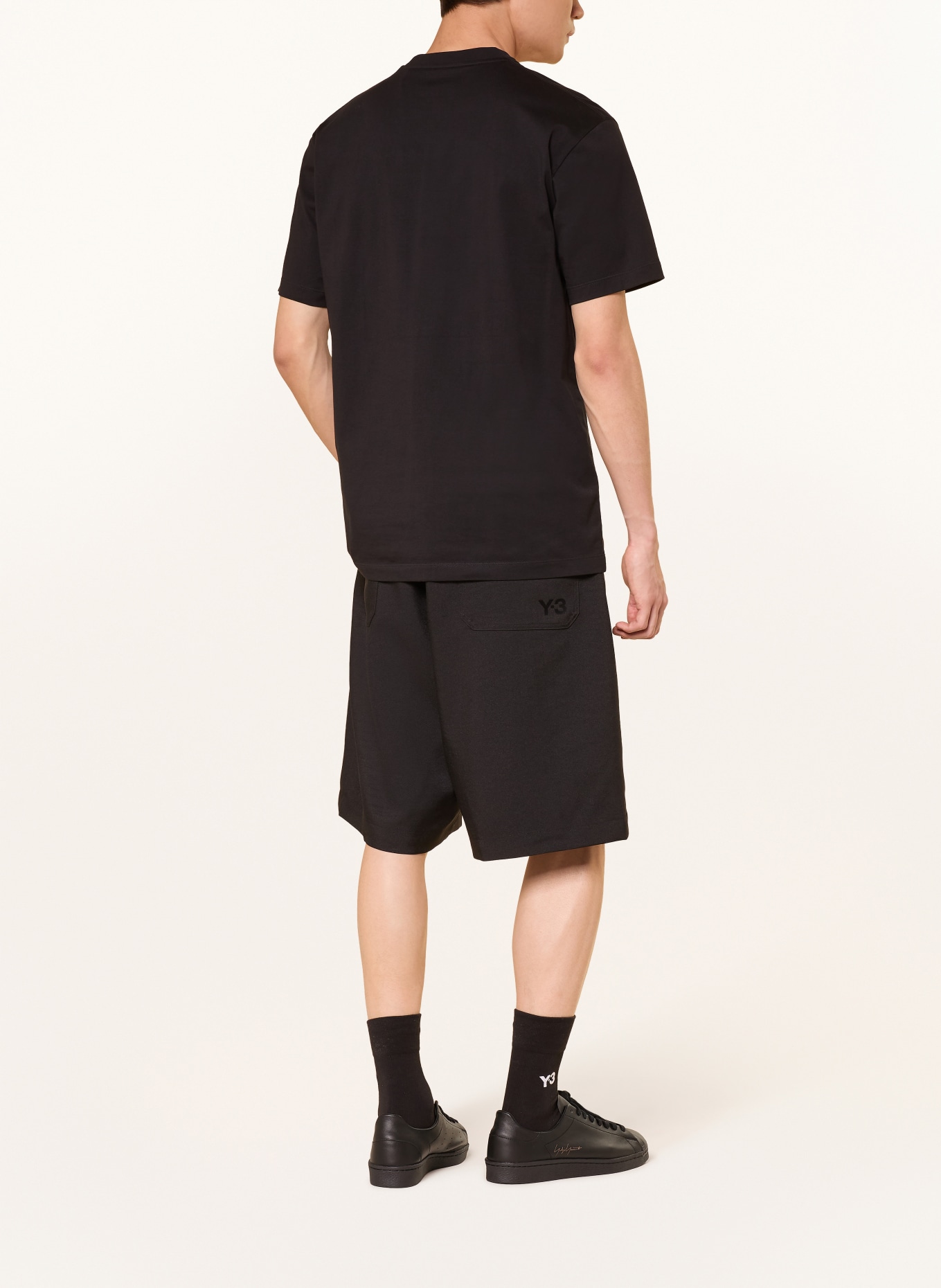 Y-3 koszulka: CZARNY