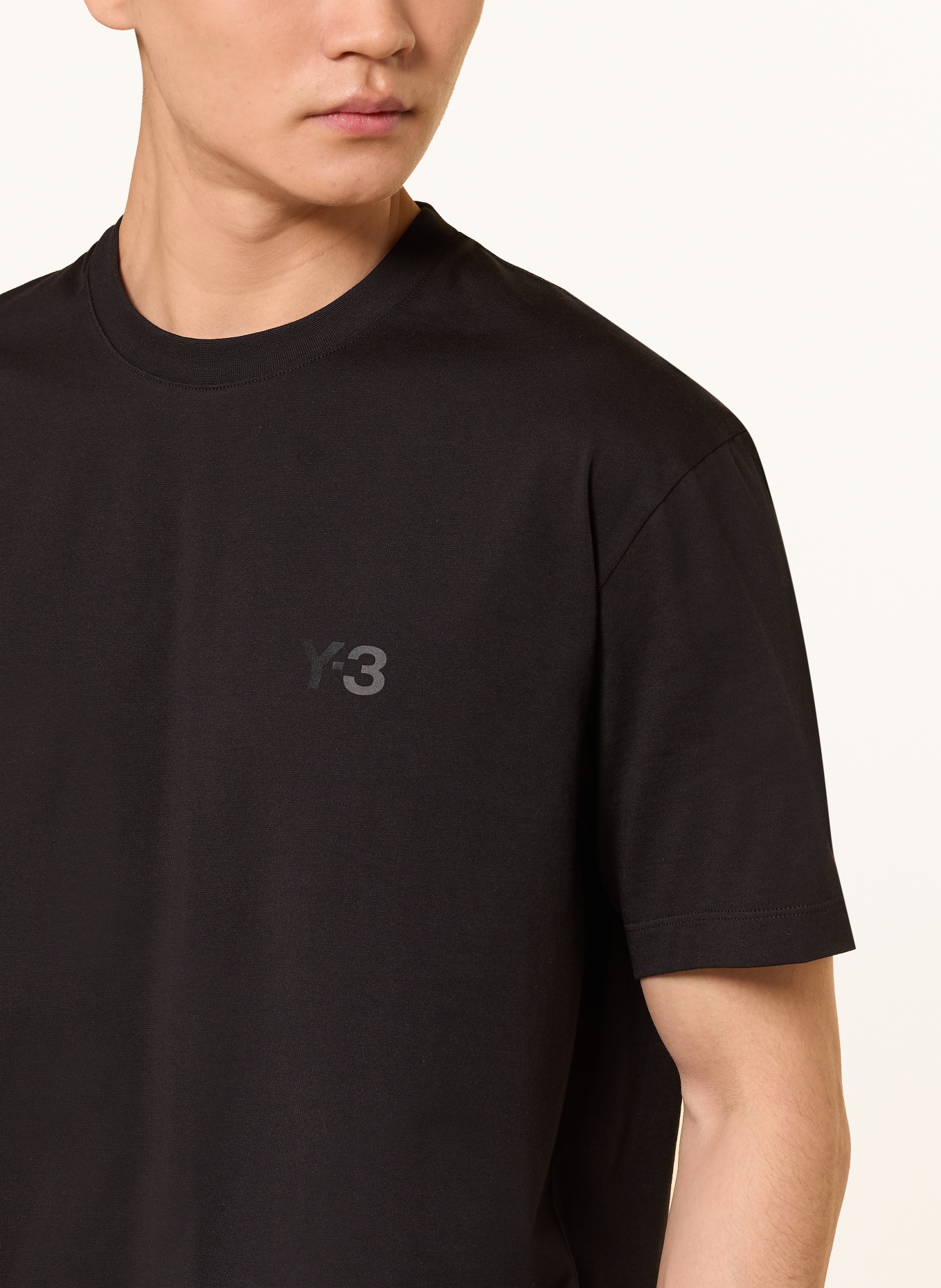 Y-3 koszulka: CZARNY