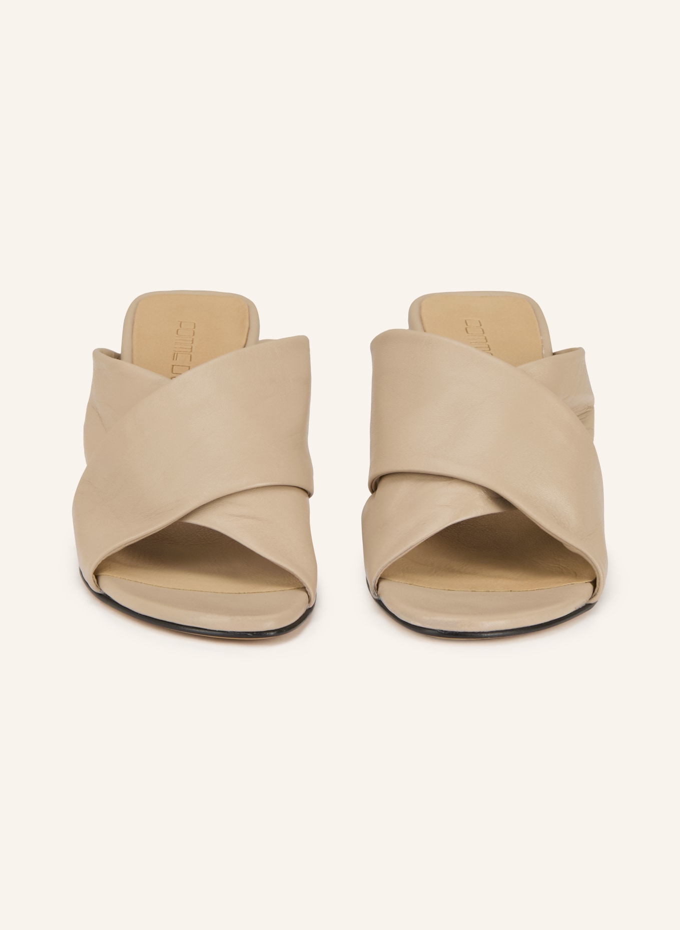 POMME D'OR Pantofle GAIA: ČERNOŠEDÁ