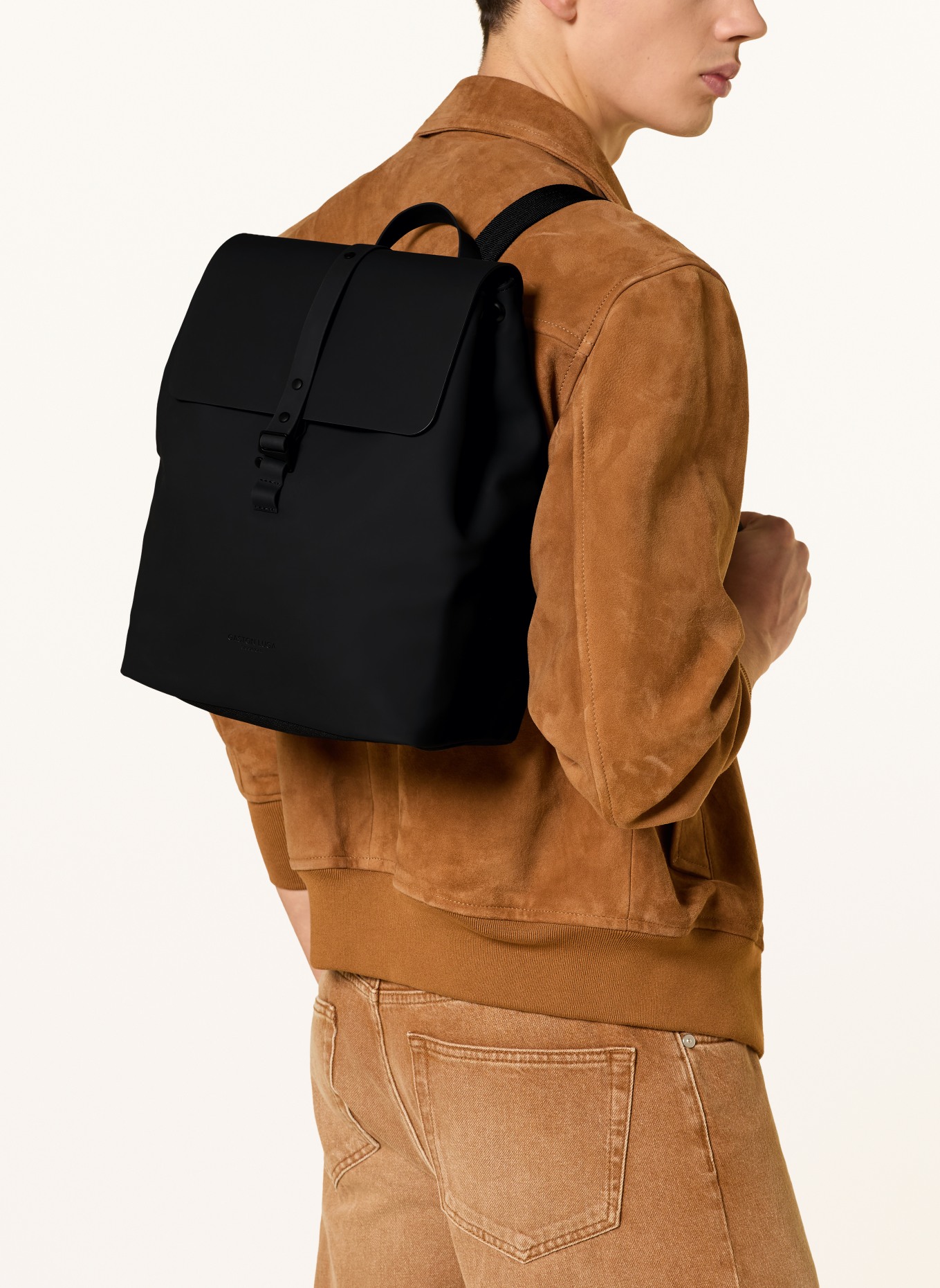 GASTON LUGA Sac à dos DÄSH 13 l avec compartiment pour ordinateur portable: NOIR