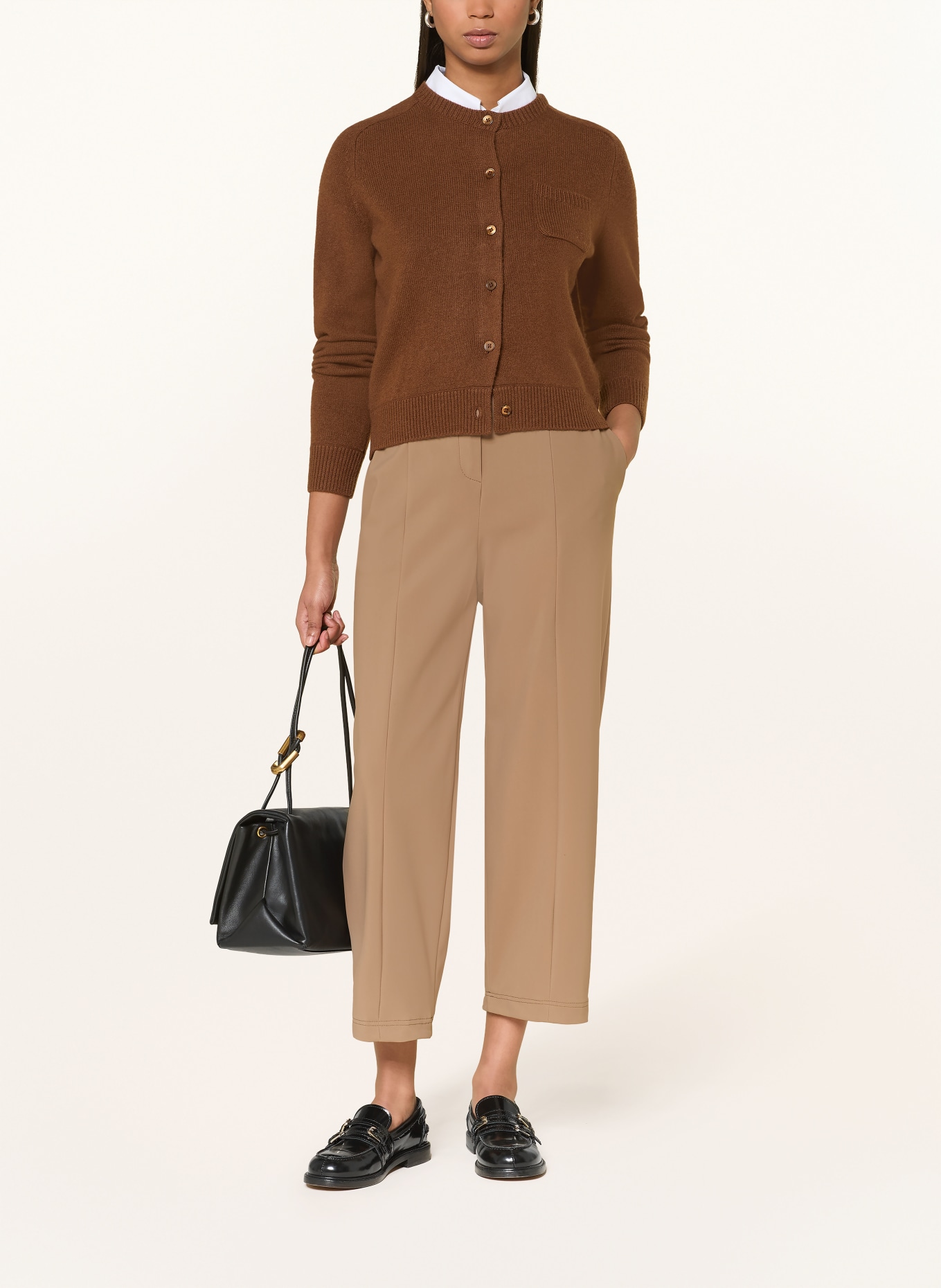 RAFFAELLO ROSSI 7/8 pants ODINE: CAMEL