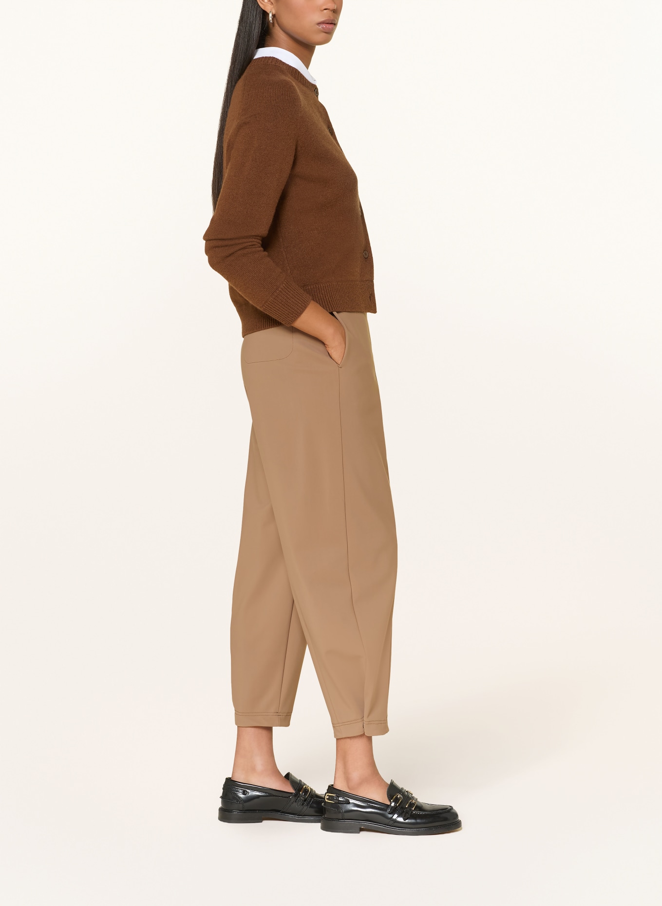 RAFFAELLO ROSSI 7/8 pants ODINE: CAMEL
