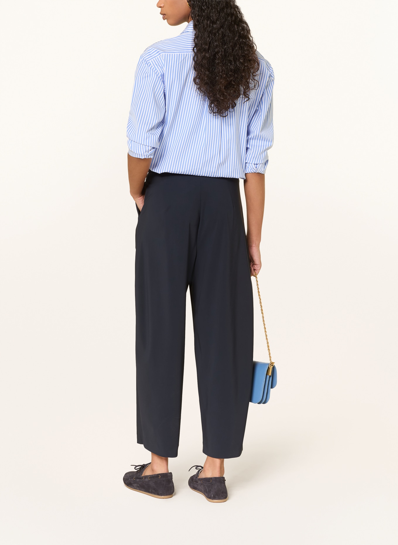 RAFFAELLO ROSSI 7/8 kalhoty MAYLA: TMAVĚ MODRÁ