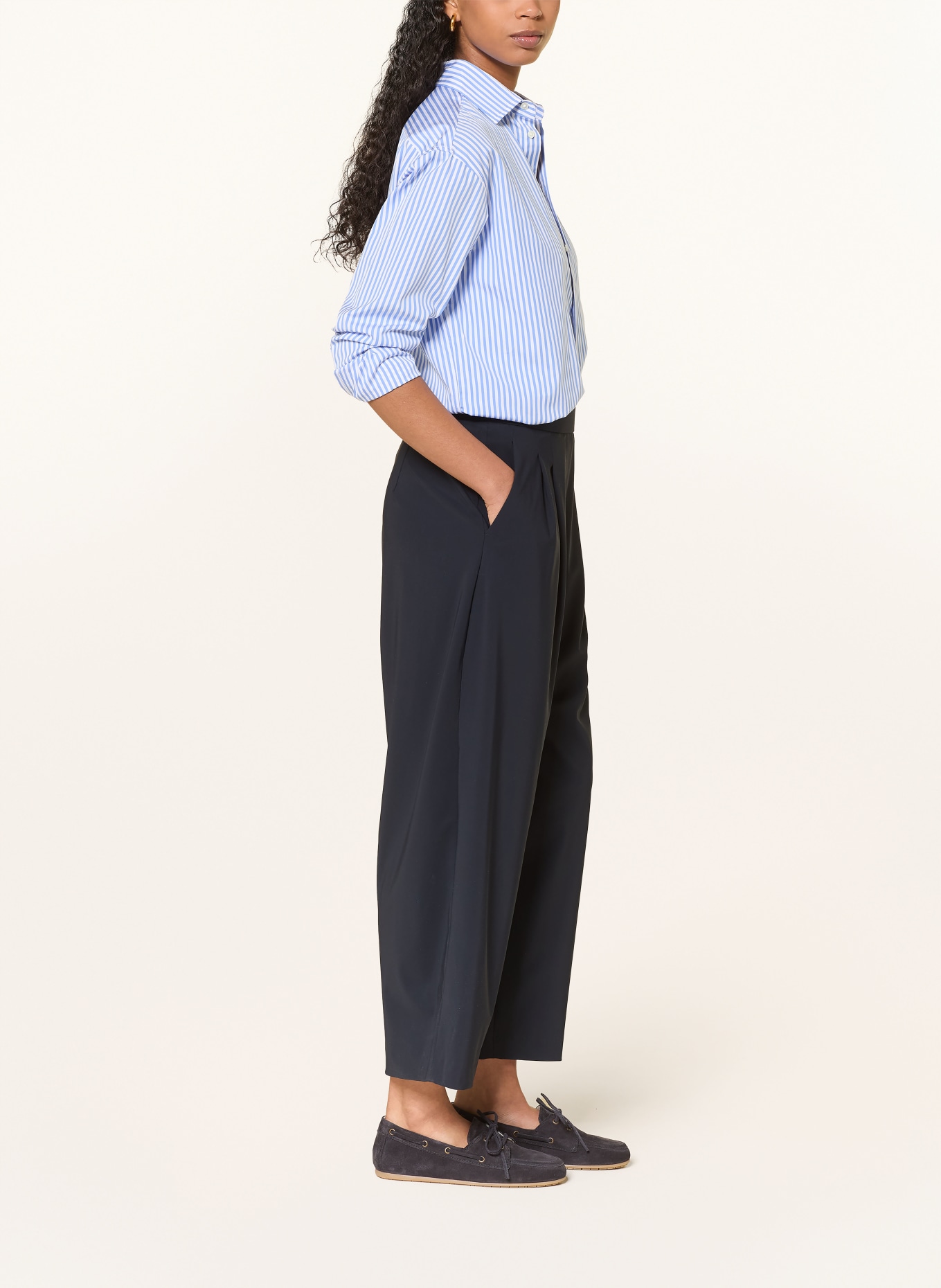 RAFFAELLO ROSSI 7/8 kalhoty MAYLA: TMAVĚ MODRÁ