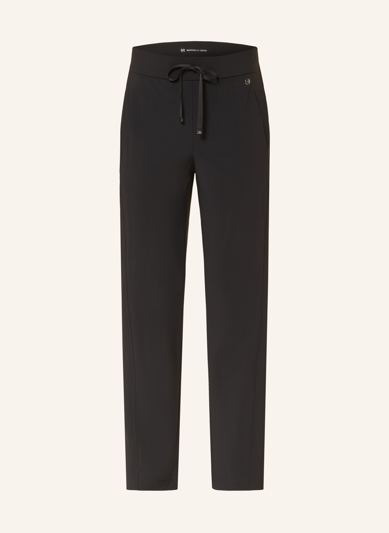 RAFFAELLO ROSSI CLIA jogging-style pants: BLACK