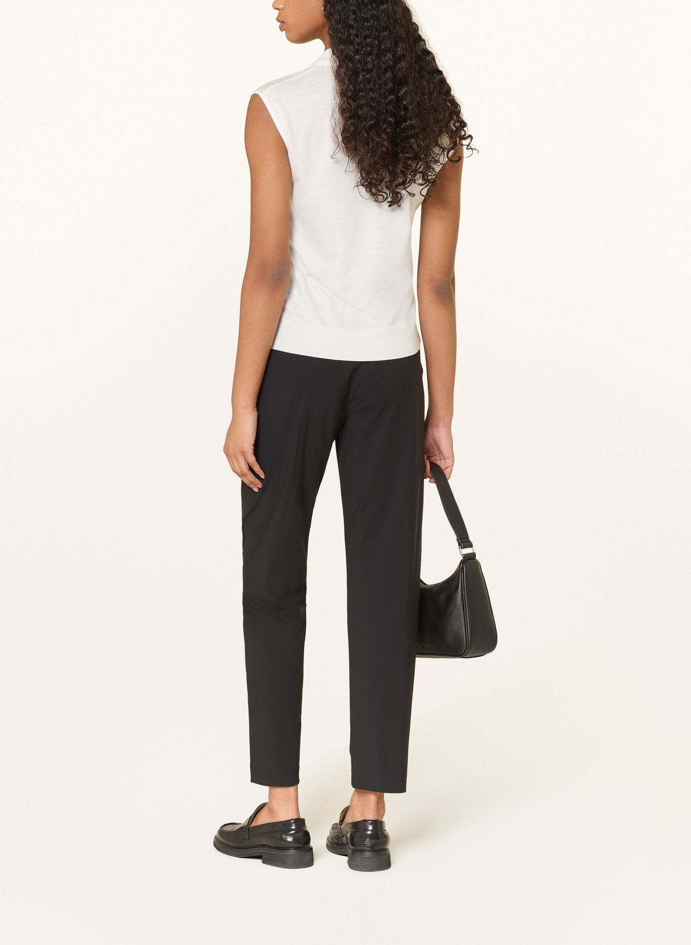 RAFFAELLO ROSSI CLIA jogging-style pants: BLACK