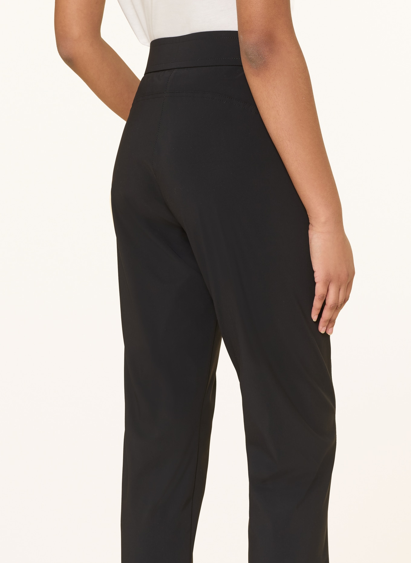 RAFFAELLO ROSSI CLIA jogging-style pants: BLACK