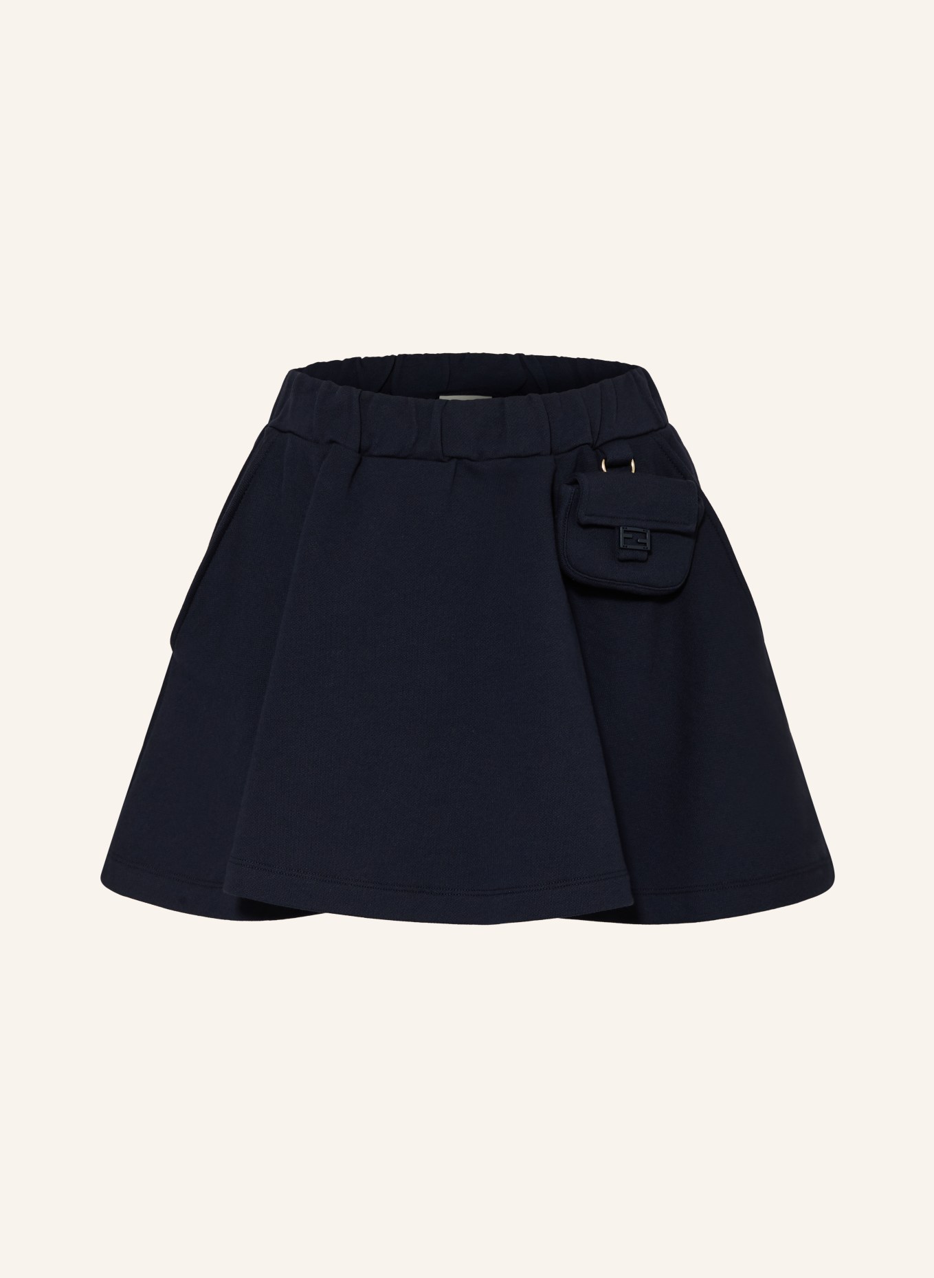 FENDI jersey skirt: DARK BLUE
