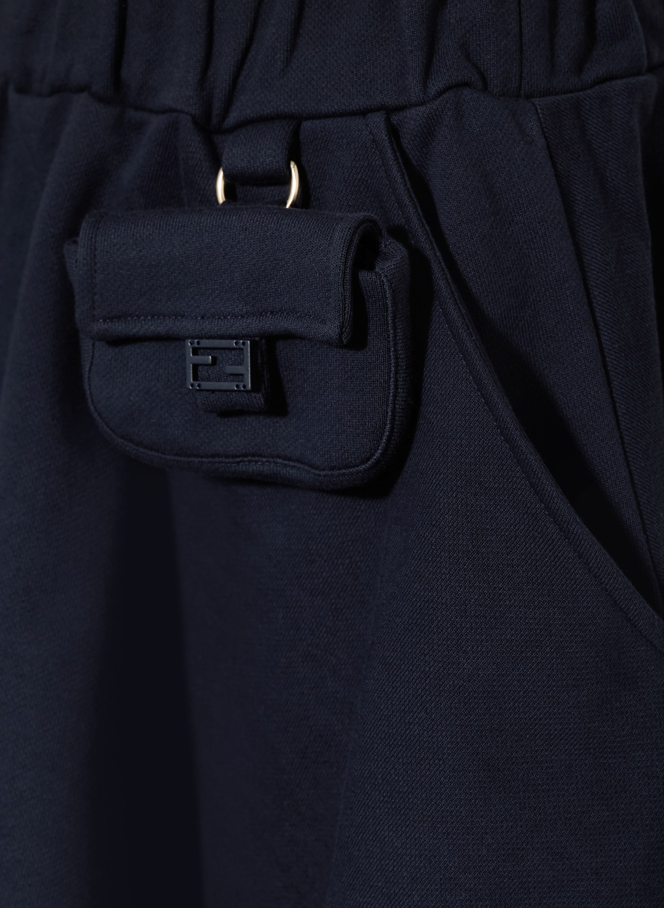 FENDI jersey skirt: DARK BLUE