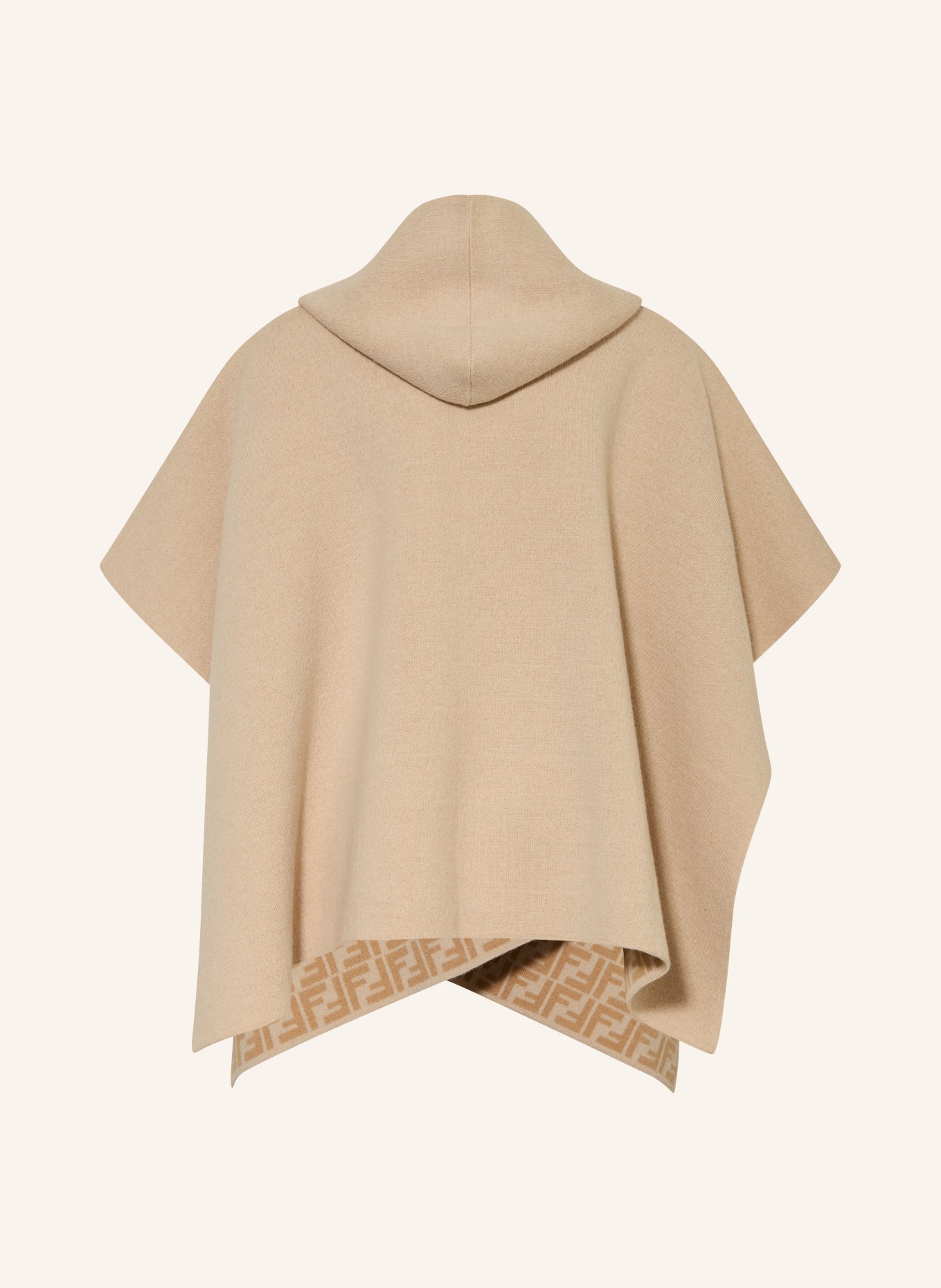 FENDI Cape: CAMEL / HELLBRAUN