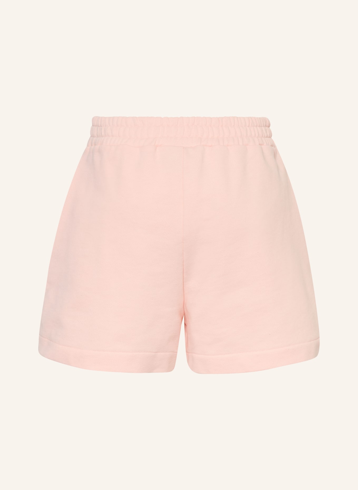 FENDI szorty dresowe: JASNORÓŻOWY / BIAŁY